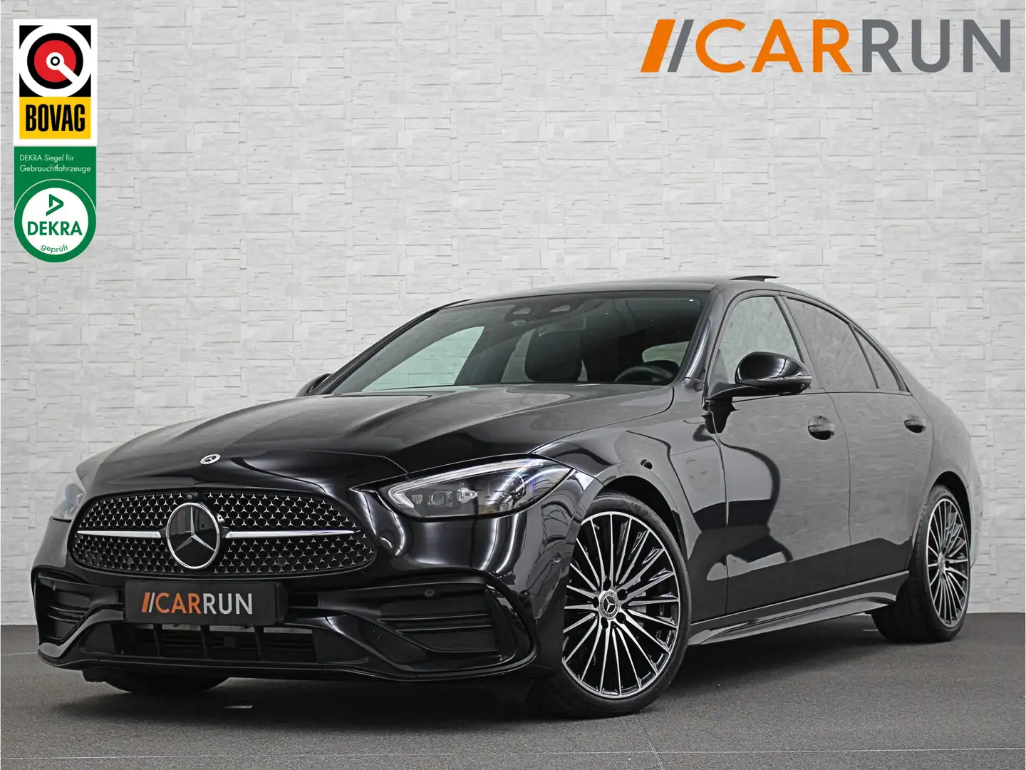 Mercedes-Benz C 300 Benzine 4MATIC AMG-Line | 360 Camera | Panorama | Zwart - 1