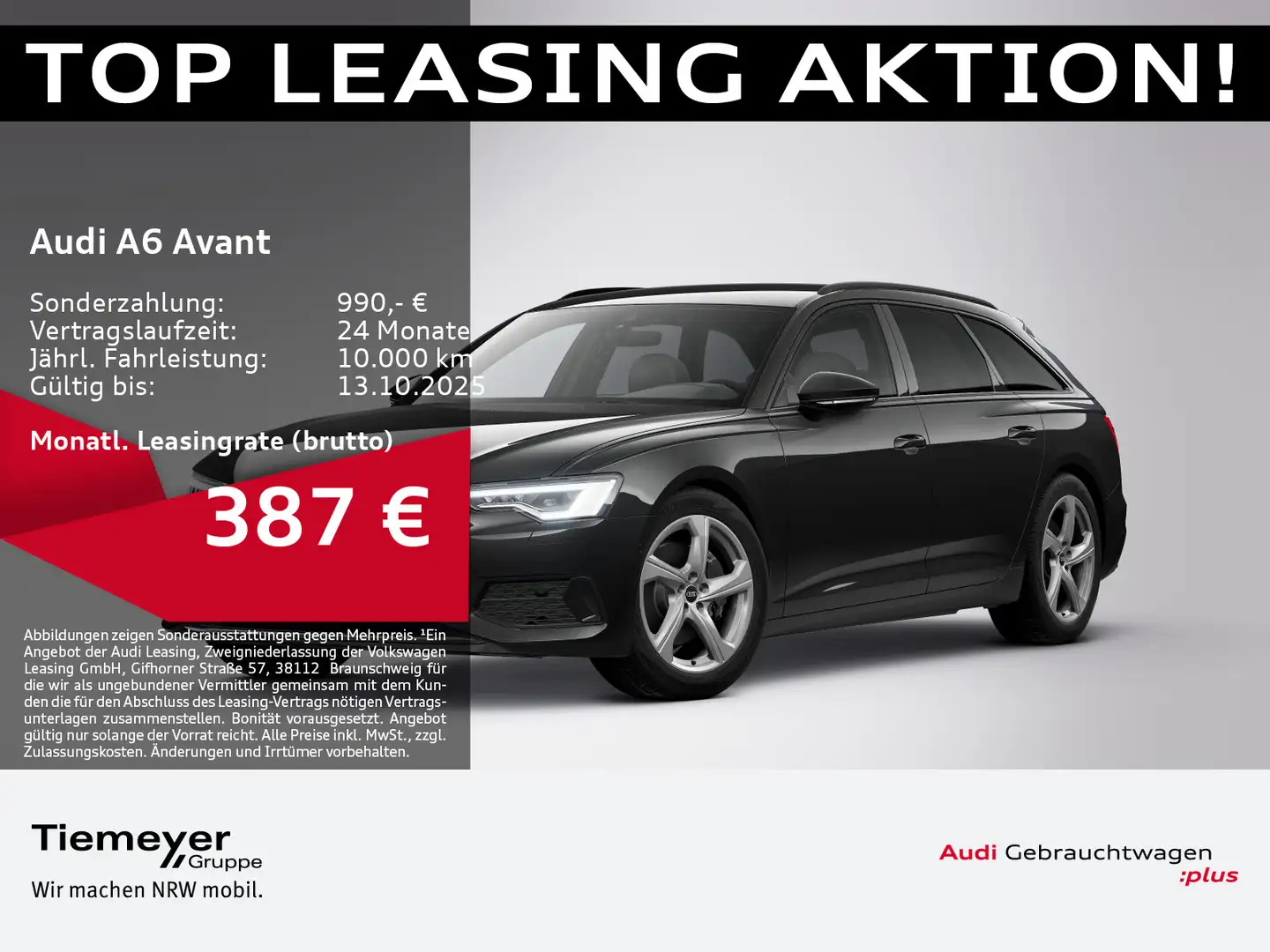 Audi A6 45 TDI Q ADVANCED MATRIX LEDER AHK KAME Schwarz - 1
