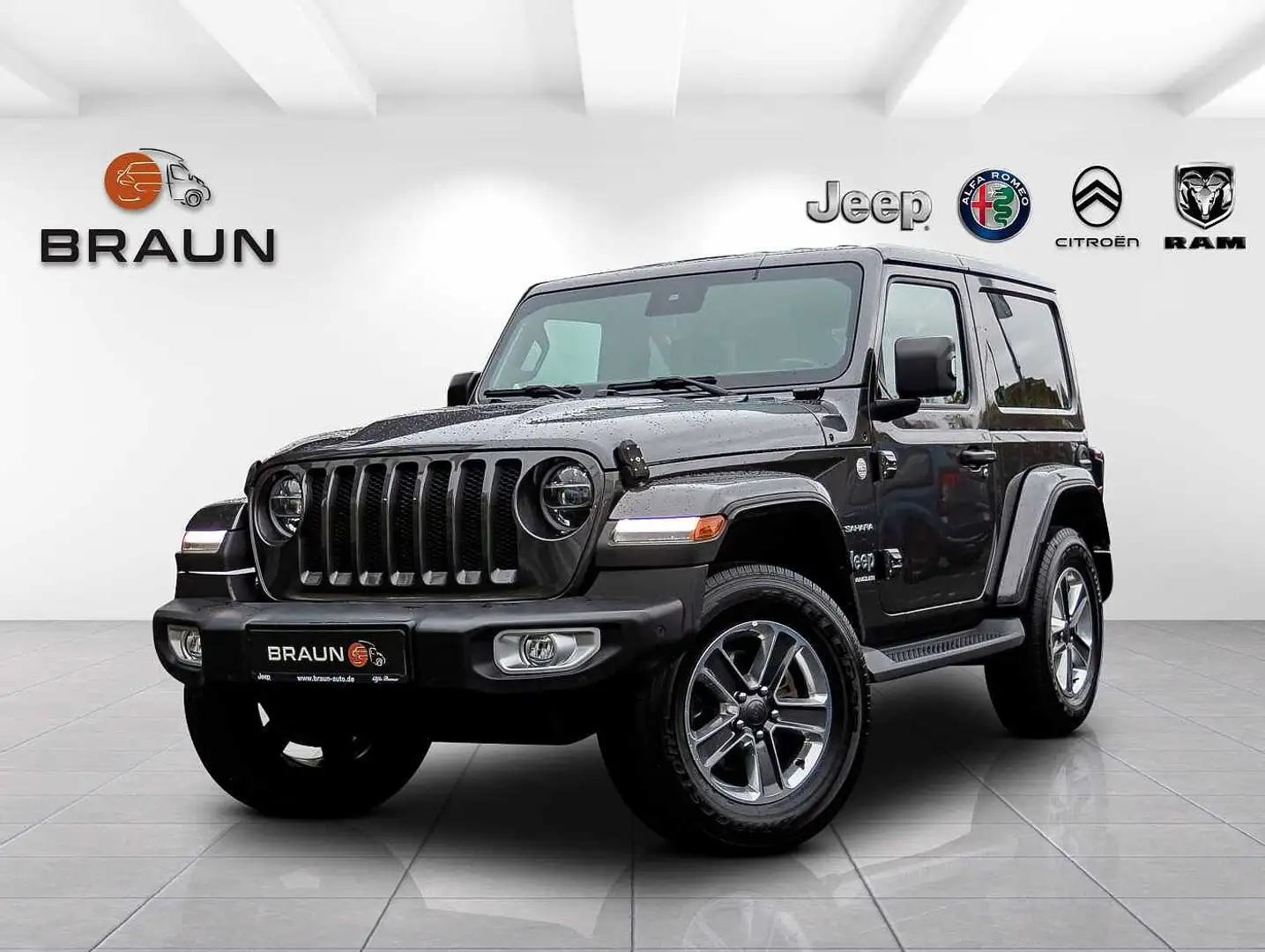 Jeep Wrangler 2.0 T-GDI  Sahara Dual-Top Gris - 1