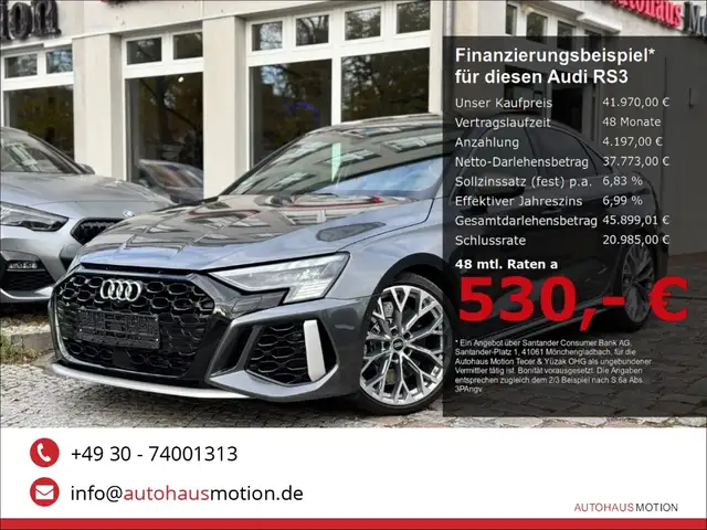 Audi RS3 2.5 TFSI quattro Pano Navi Matrix Leder ACC Keyles