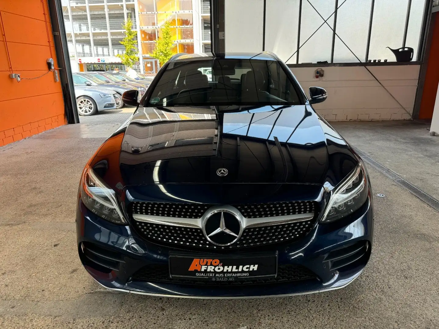 Mercedes-Benz C 300 C300d T-Modell AMG Line Burmester AHK LED Navi Blau - 2