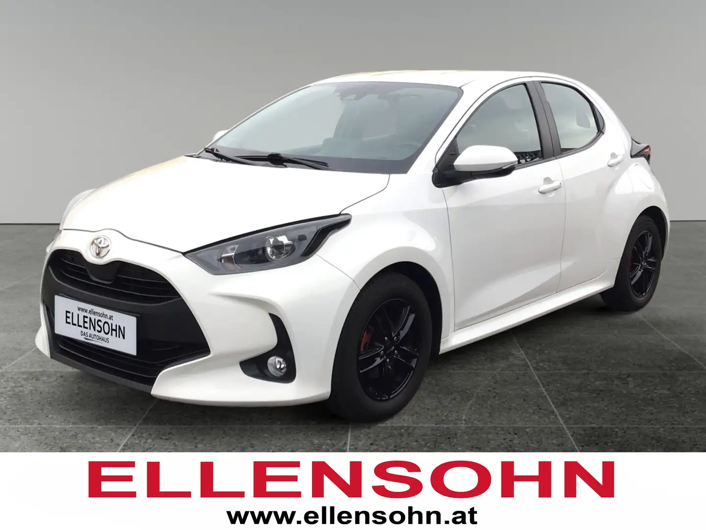 Toyota Yaris 1,0 l Benzin, 5-türig Active       8-fach bereift Weiß - 1
