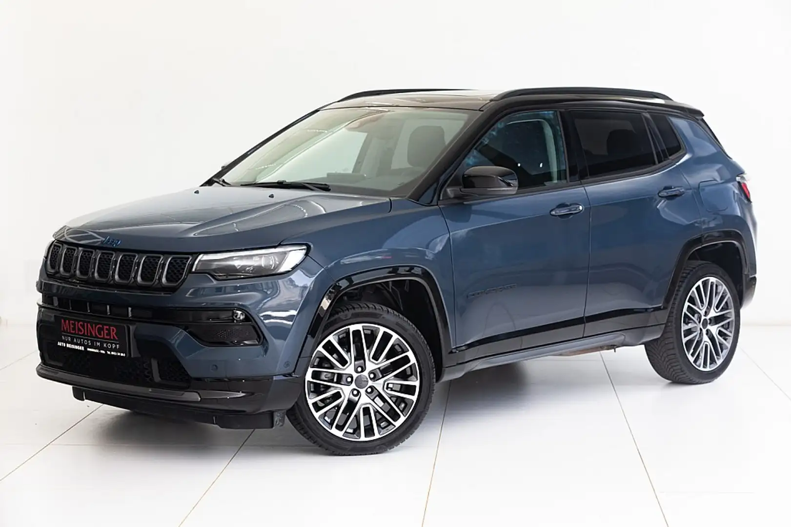 Jeep Compass 1.3 PHEV S 240 PS AT 4xe Blau - 1