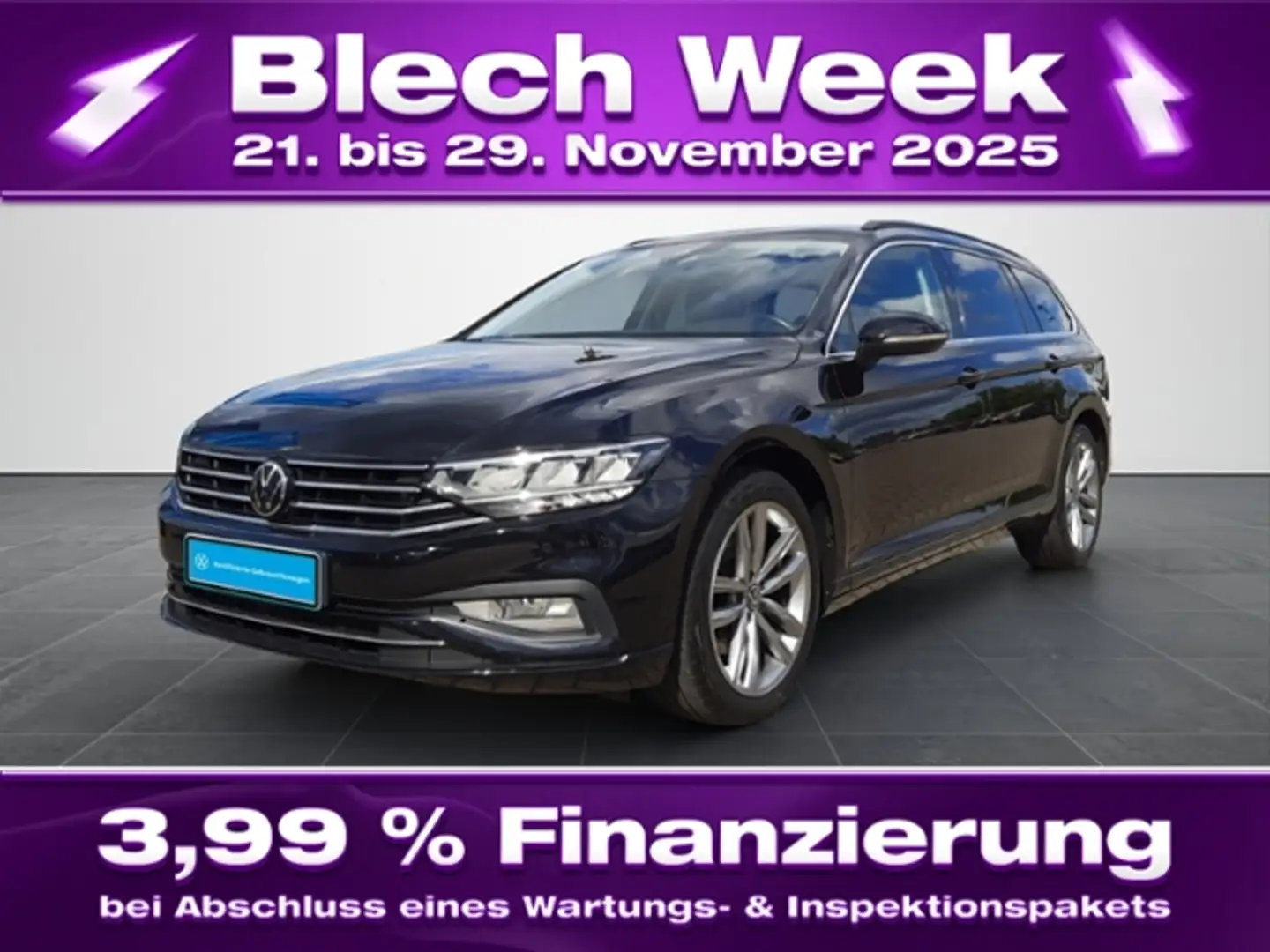 Volkswagen Passat Variant 2.0TDI DSG LED/Navi/ACC/Kamera/DC Schwarz - 1