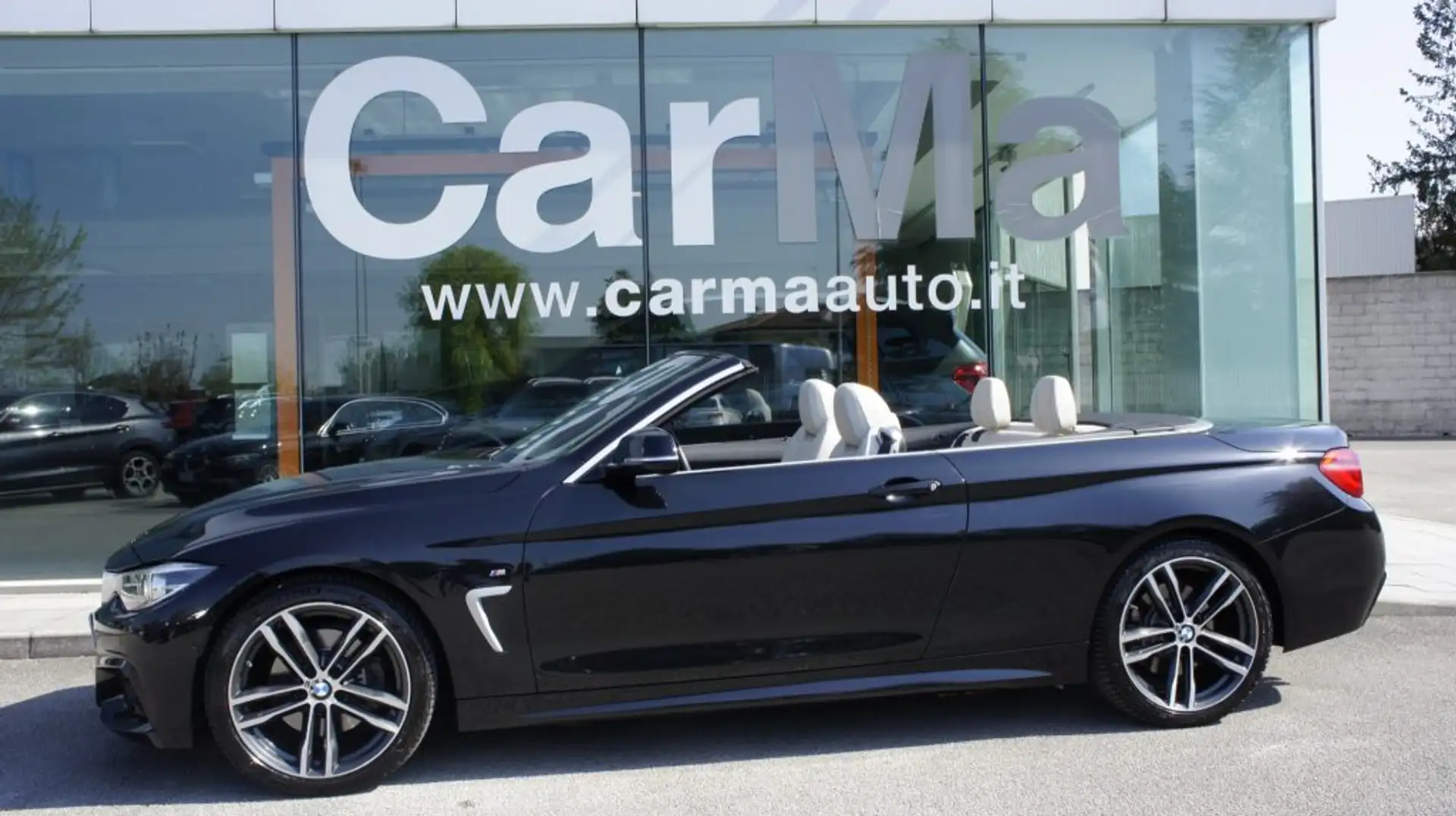 BMW 430 d Cabrio Msport TAGLIANDI UFFICIALI BMW Negro - 2