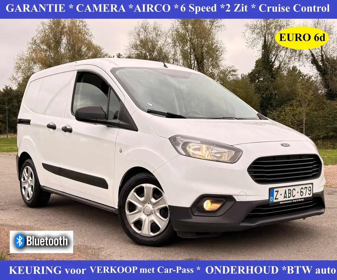Ford Transit Courier 1.5 TDCi *GARANTIE*CAMERA*AIRCO*CRUISE CNTRL Wit - 1