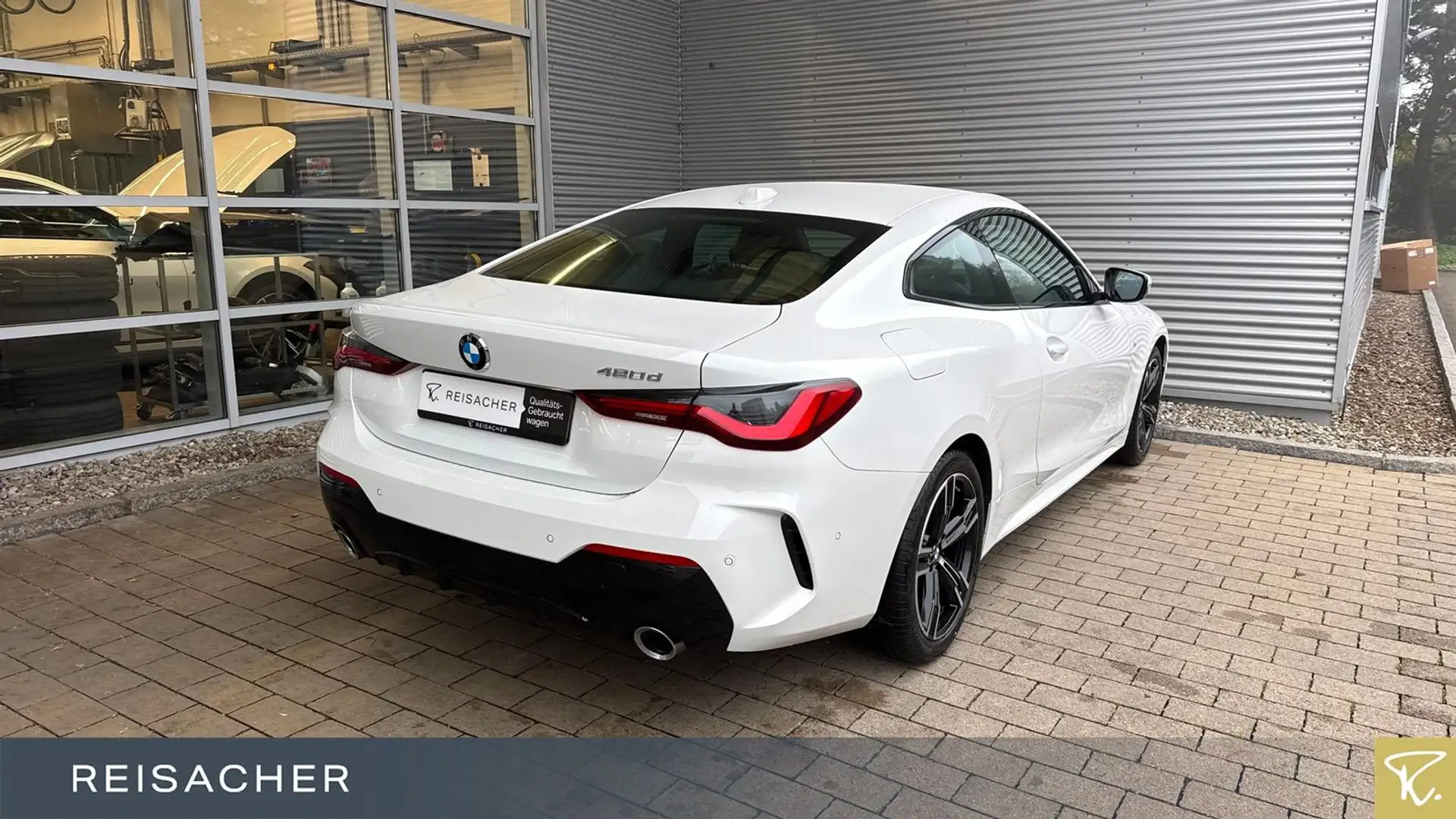 BMW 420 dA Coupé M-Sport NaviPro HUD 360° DAB 18"LM Weiß - 2