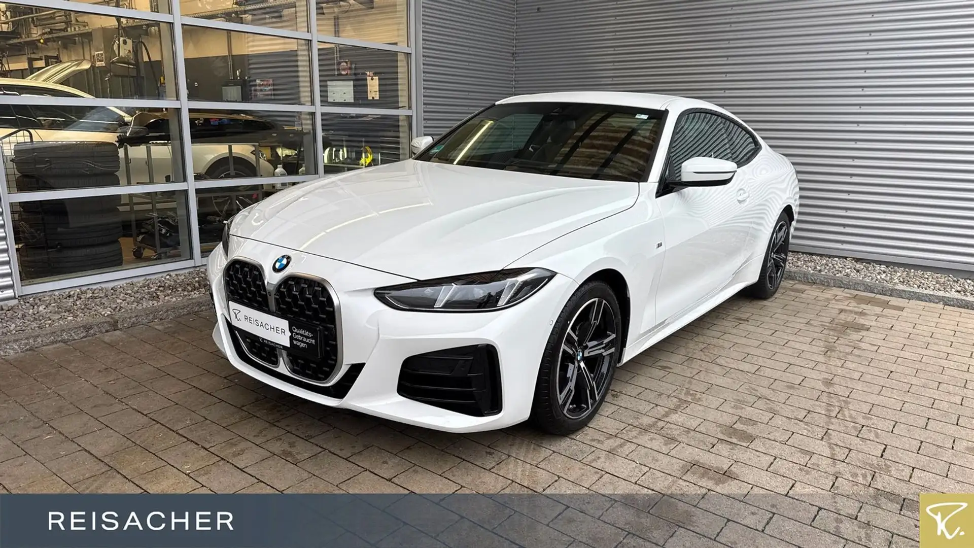 BMW 420 dA Coupé M-Sport NaviPro HUD 360° DAB 18"LM Weiß - 1