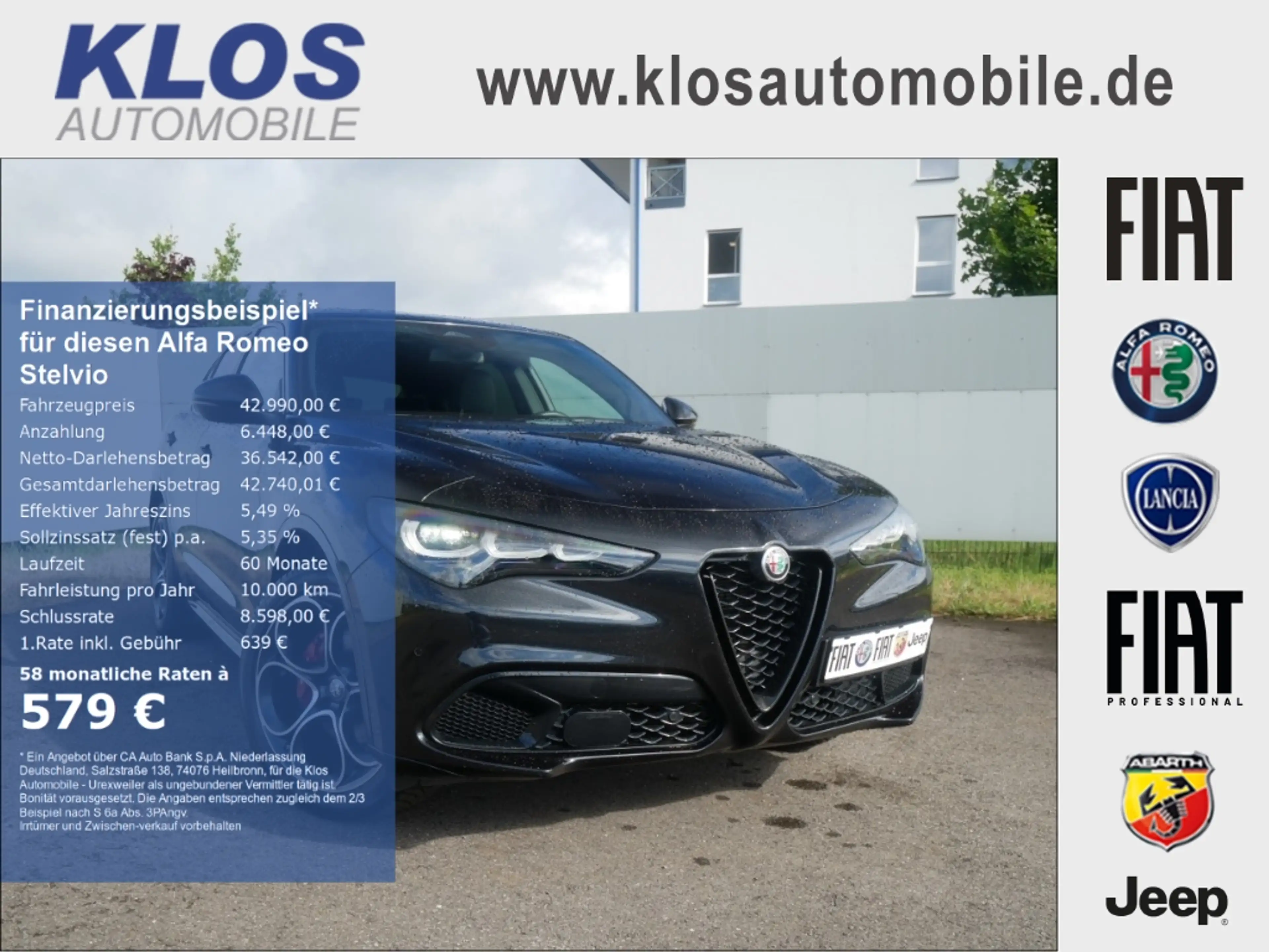Alfa Romeo Stelvio VELOCE 2.2 DIESEL 16V 210 PS AT8 Q4 TECHNOLOGIE AH
