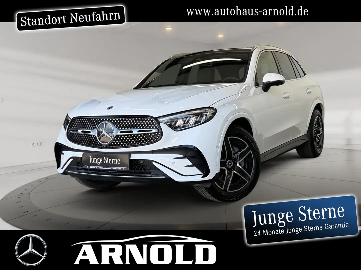 Mercedes-Benz GLC 220 GLC 220 d 4M AMG-Line PanoD. AHK 360° el-Klappe Weiß - 1