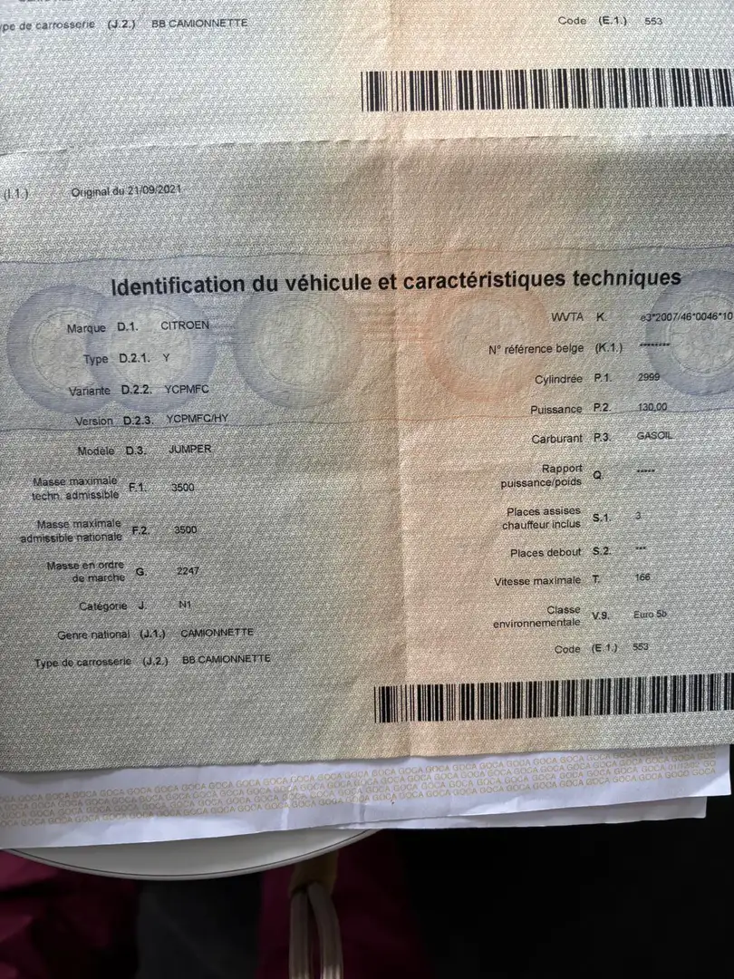 Citroen Jumper CHASSIS CAB 33 L2 BLUEHDi 130 BVM6 CONFORT - 1