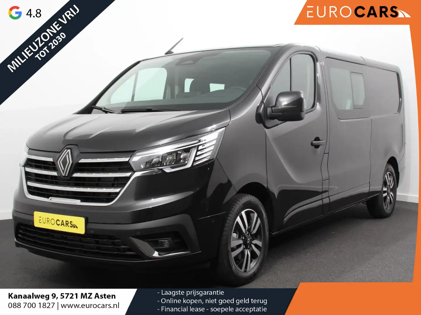 Renault Trafic 2.0 Blue dC1 150 EDC T29 L2H1 Extra Dubbele Cabine Zwart - 1