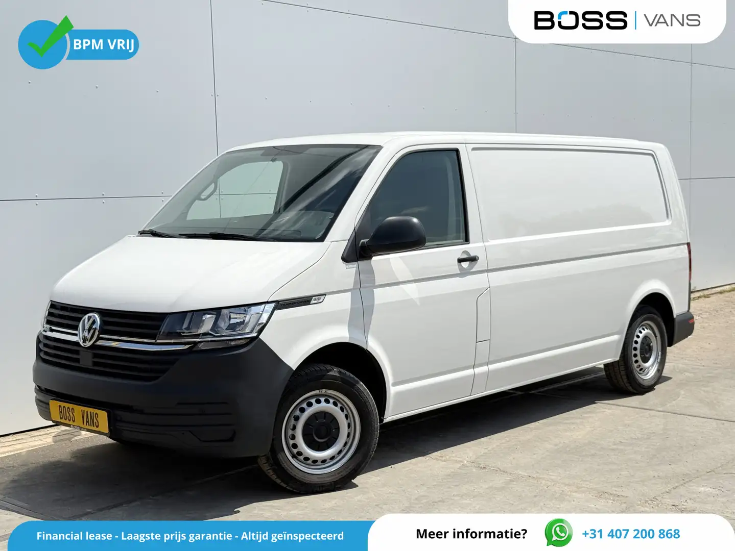 Volkswagen Transporter e-Transporter 113PK L2H1 138KM WLTP 37,3kWh 100% E Weiß - 1