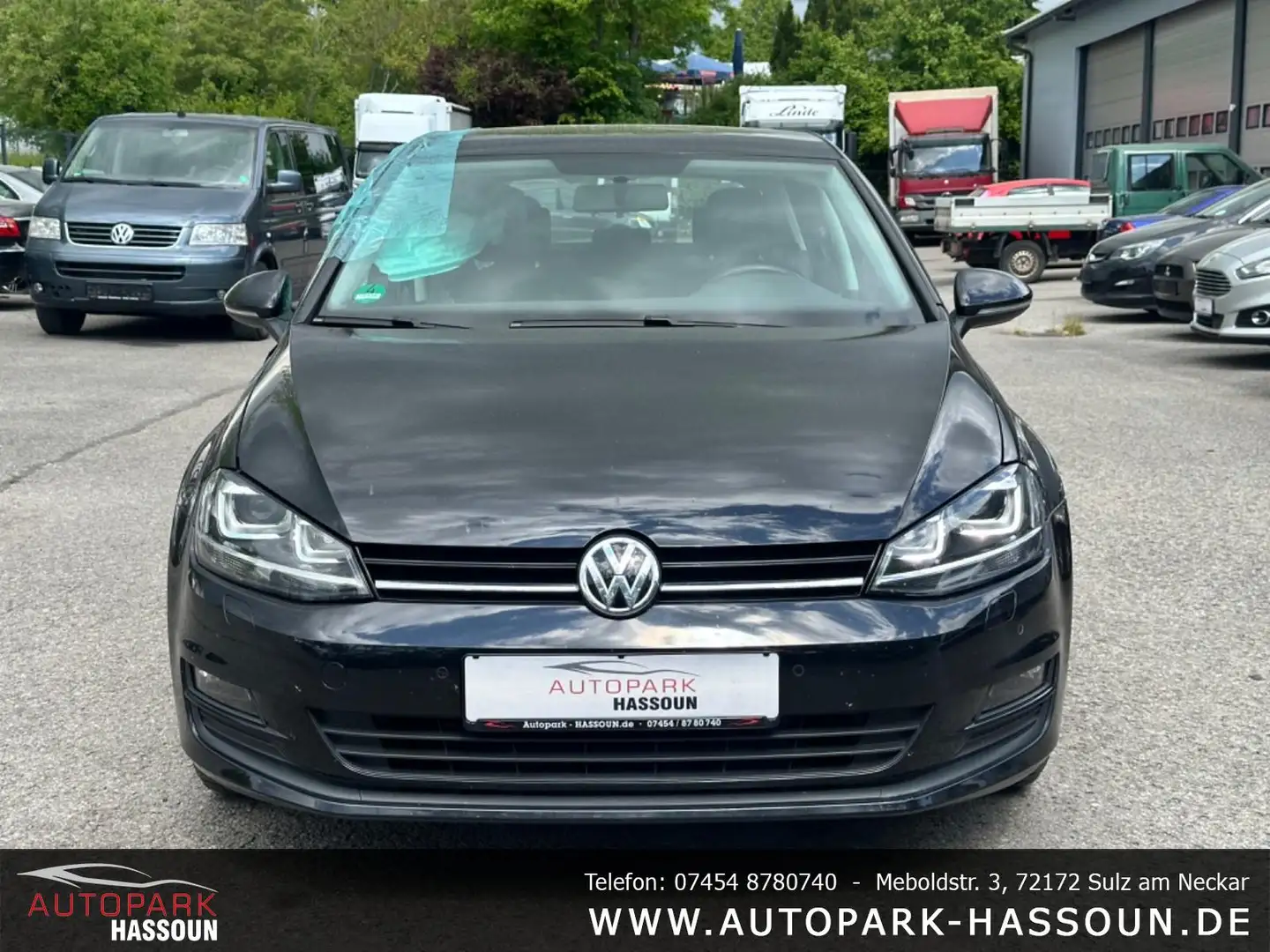 Volkswagen Golf VII Comfortline BMT TÜV 08/26 LED Bi-Xenon AHK Tem Nero - 2