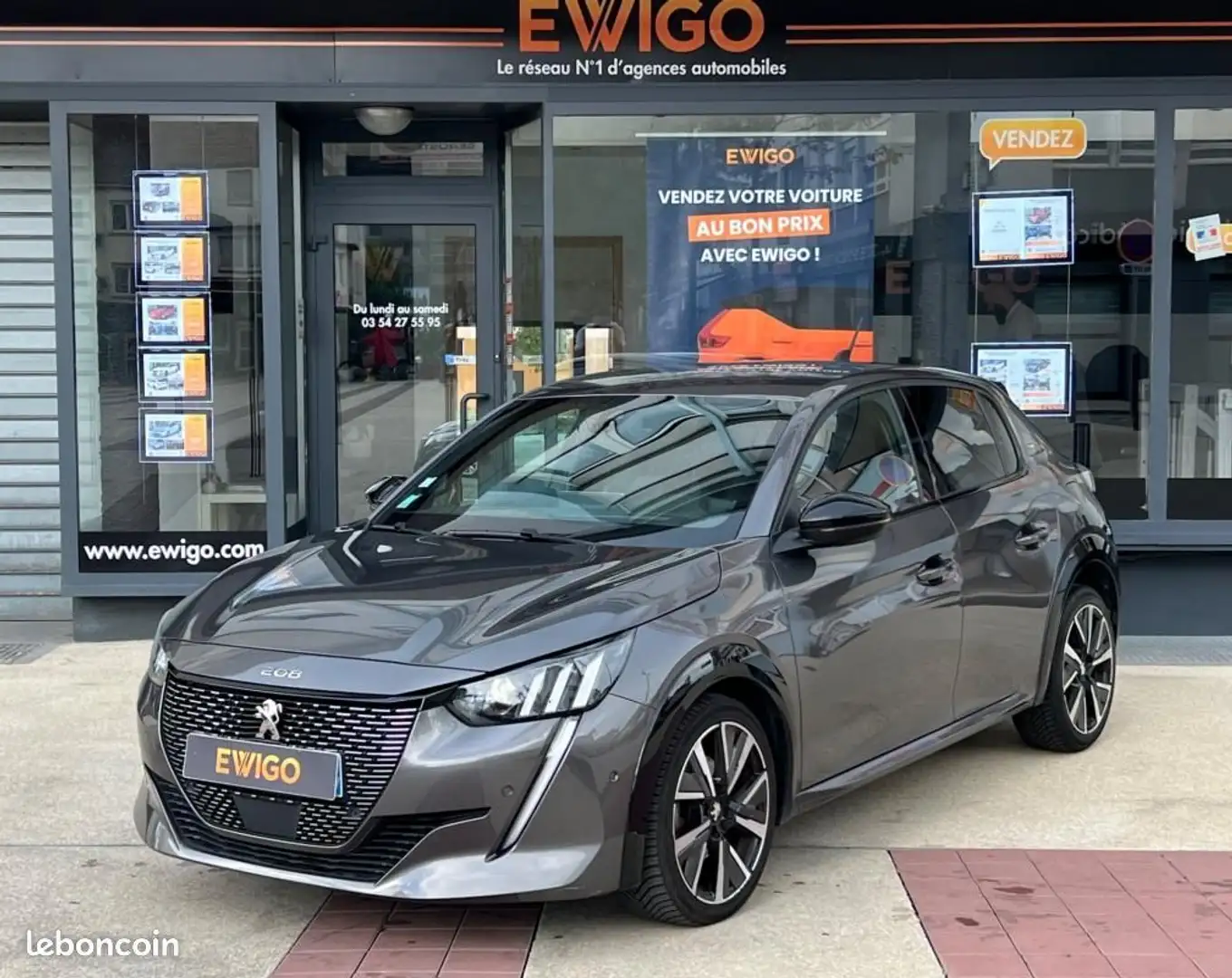 Peugeot 208 1.2 PURETECH 100 GT BVM6 COURROIE NEUVE ENTRETIEN  Gris - 1