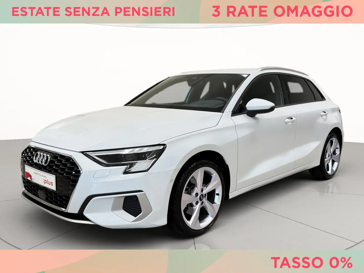 Audi A3 sportback 40 2.0 tdi business advanced quattro s-t Bianco - 1
