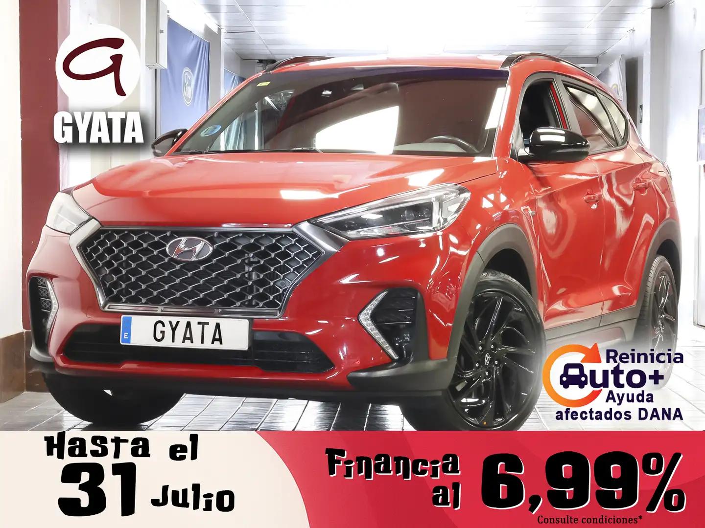 Hyundai TUCSON 1.6CRDI 48V NLine 4x2 DT Rosso - 1