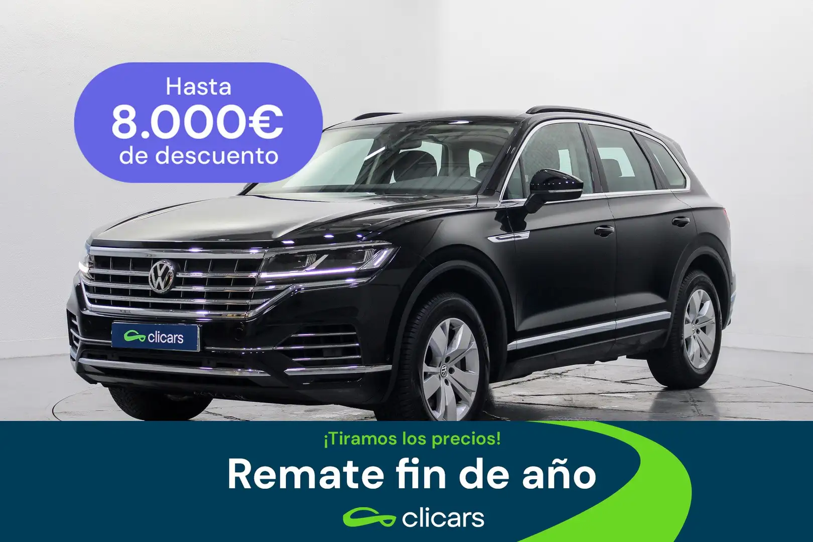 Volkswagen Touareg 3.0TDI V6 Premium Tiptronic Atmosphere 4M 170kW Negro - 1