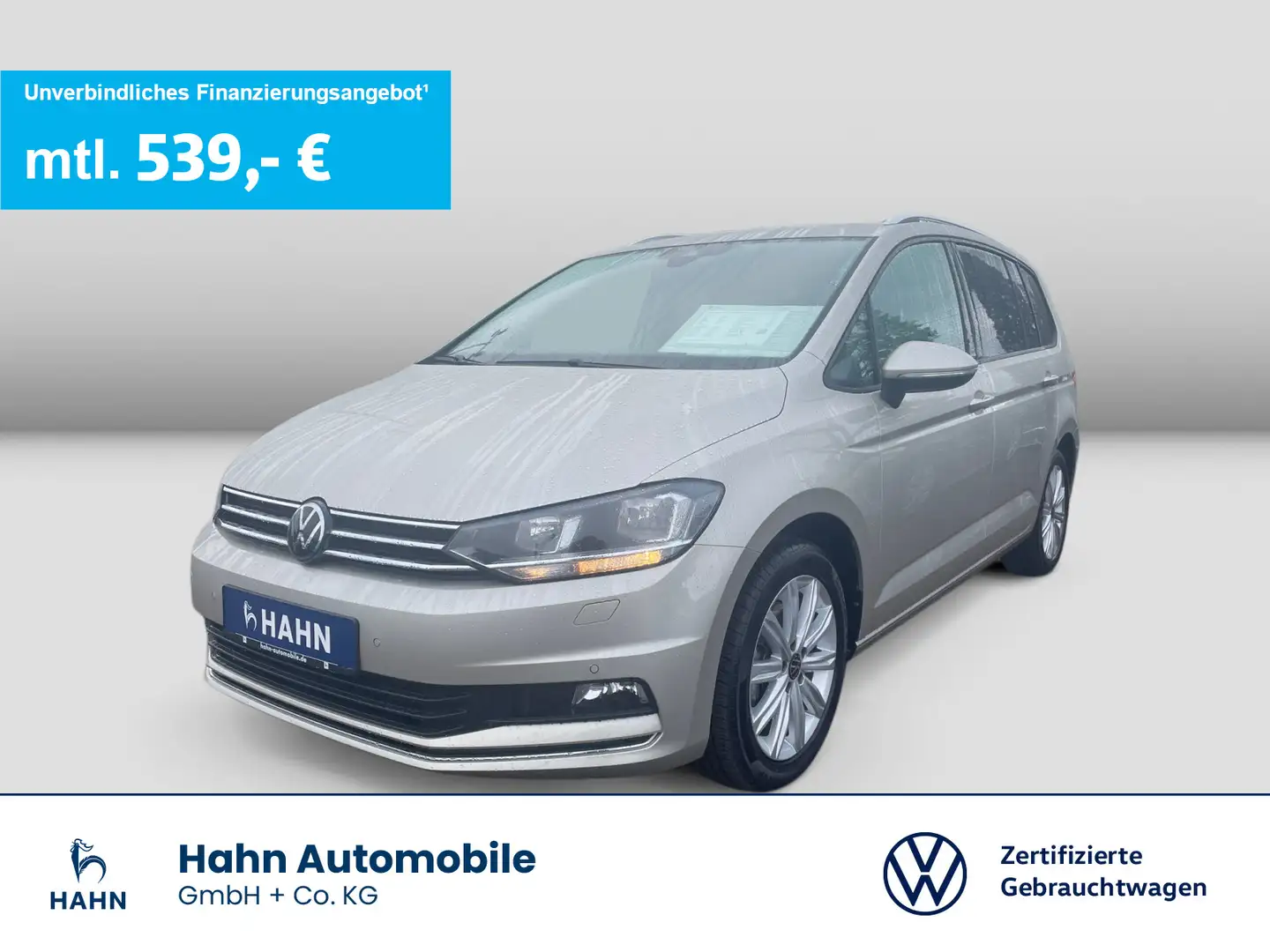 Volkswagen Touran 2.0TDI DSG Move Nav 7-Sitze AHK ACC Sitzh Argent - 1