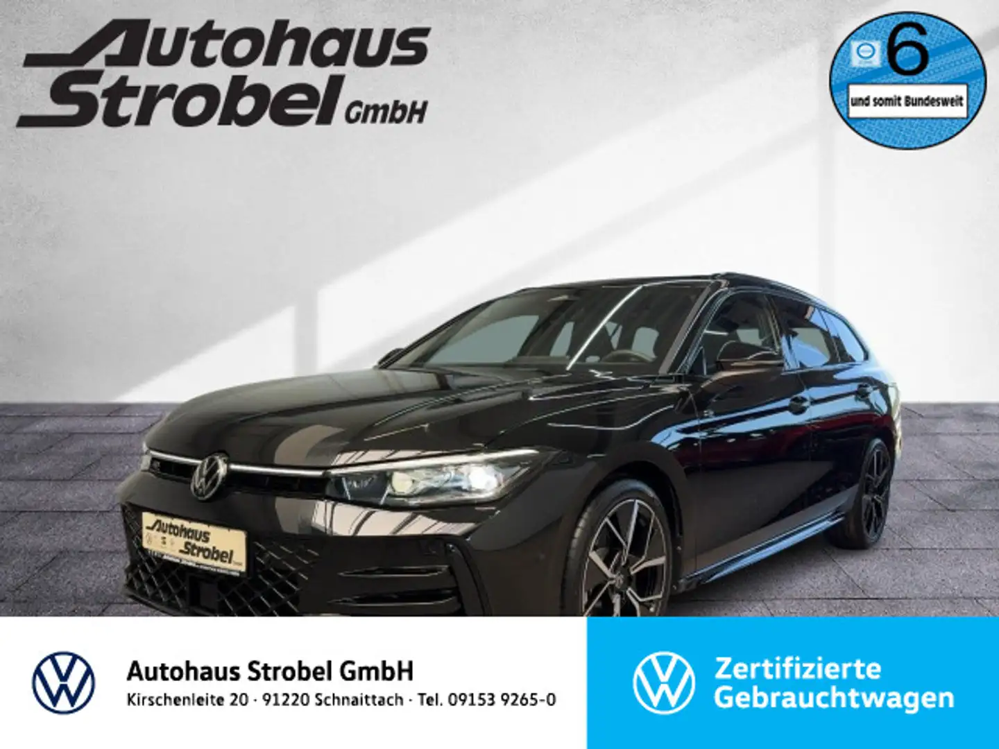 Volkswagen Passat Variant 2.0 TDI DSG 4M R-Line ab 3,99% AH Schwarz - 1