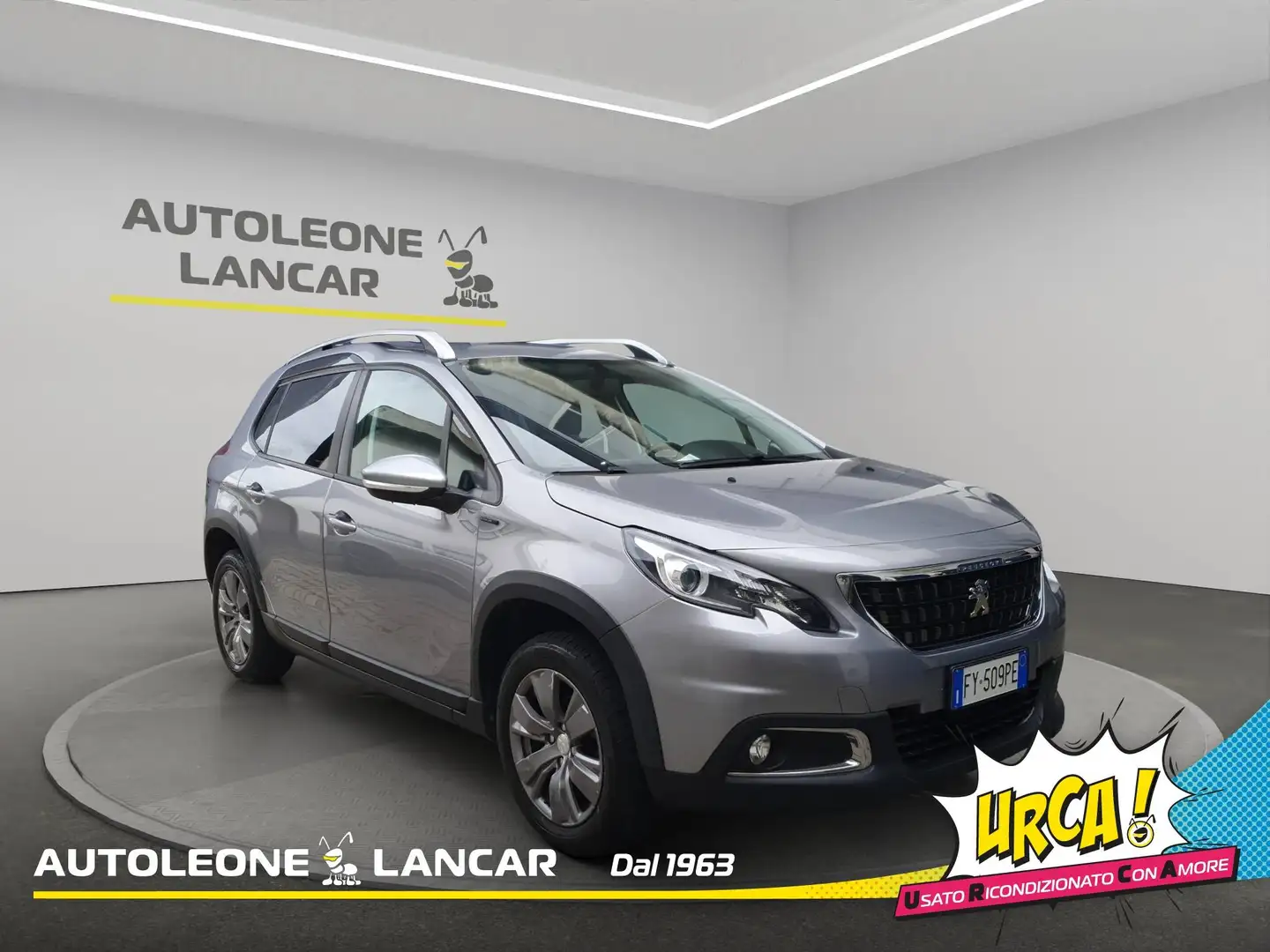 Peugeot 2008 1.2 Puretech Active 82cv OK NEOPATENTATI E6 Grigio - 1