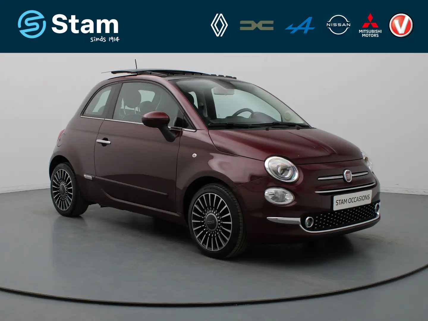 Fiat 500 80pk TwinAir Turbo Collezione Airco | Cruise | Nav Rood - 1