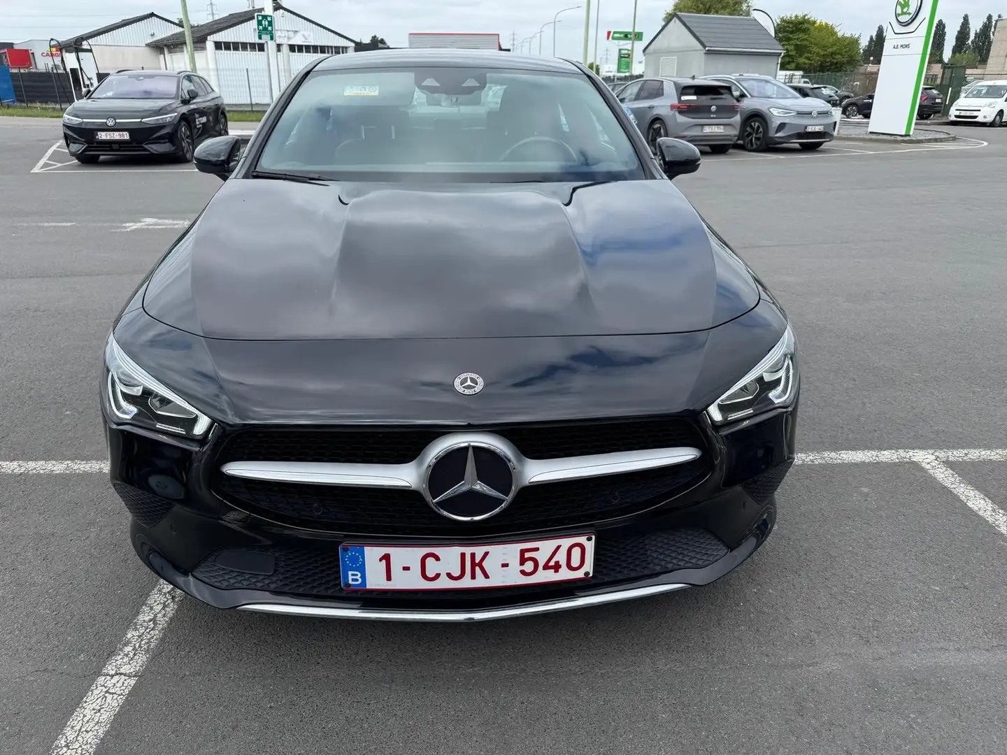 Mercedes-Benz CLA 200 CLA 200 d Business Solution (EU6AP) Cuir Clim Gps Noir - 2