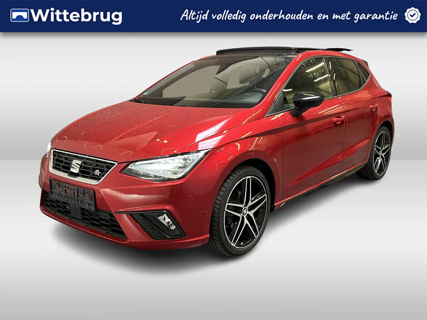 SEAT Ibiza 1.5 TSI FR / AUTOMAAT/ 150 PK/ PANO/ 18" LMV/ PARK Rood - 1