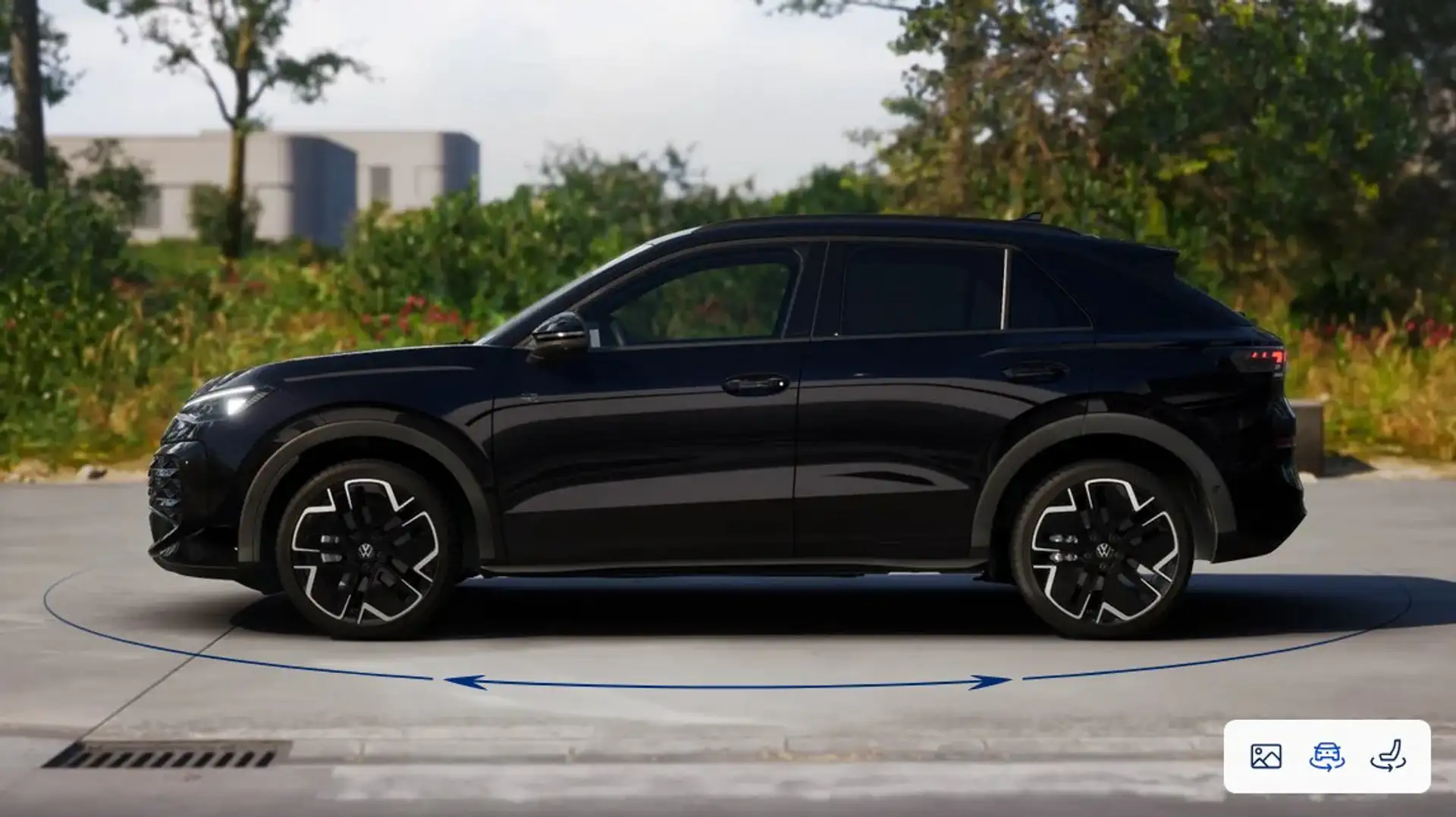 Volkswagen T-Roc T-Roc R-Line 1.5 eTSI DSG, IQ.LIGHT, Easy Open Schwarz - 2