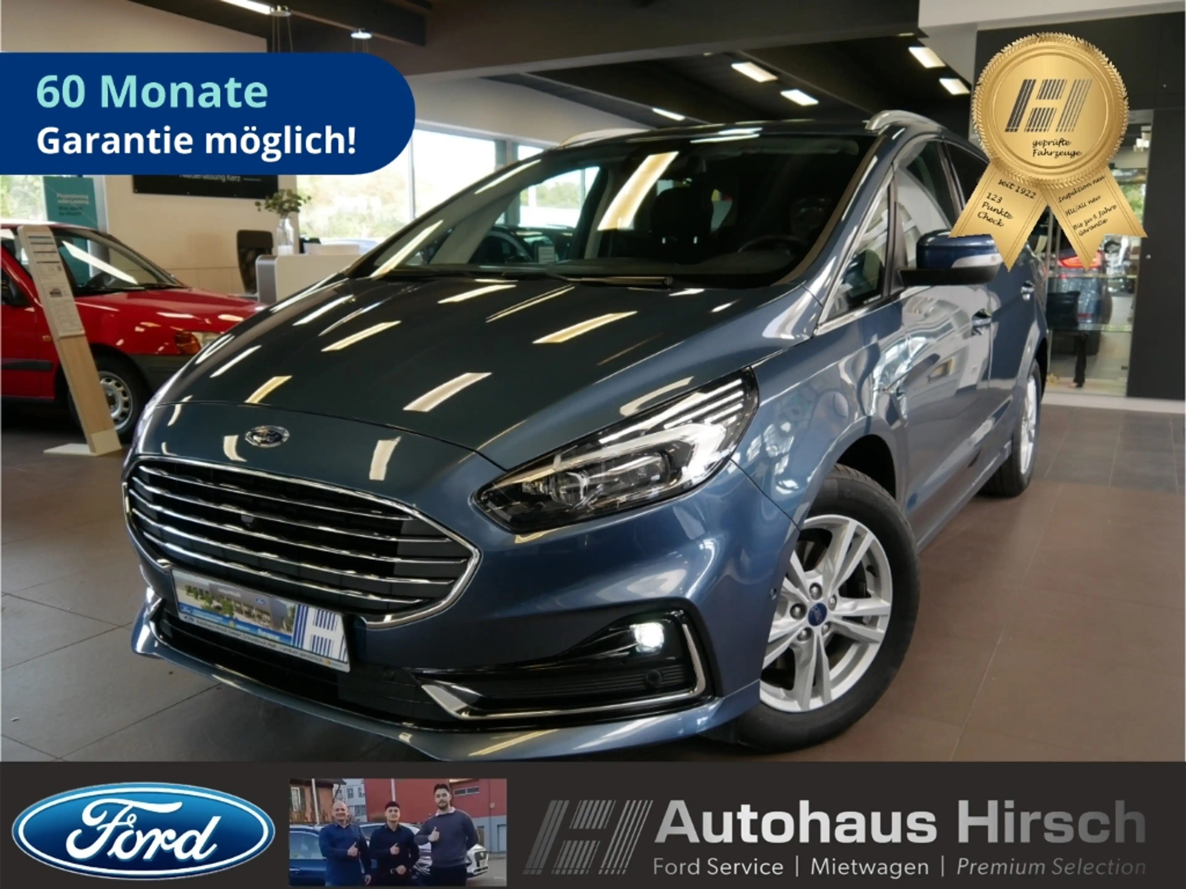 Ford S-Max 7-Sitzer Hybrid Titanium AHK-abn Navi LED ACC