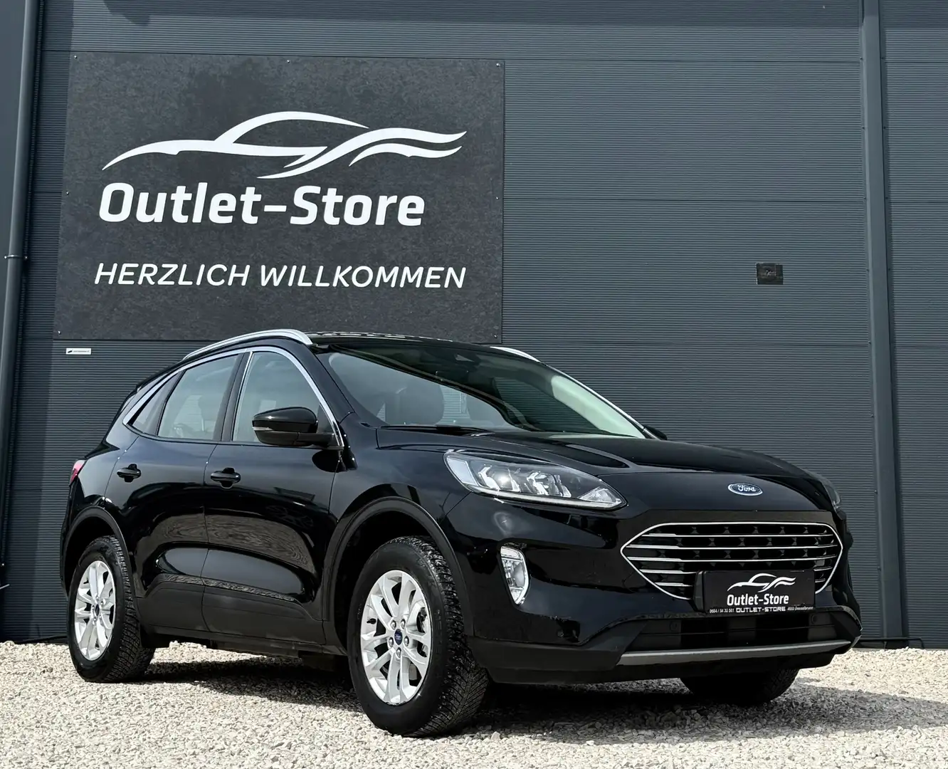 Ford Kuga Plug-In Hybrid Titanium*1.Besitz*Sportsitze*TOP* Schwarz - 1