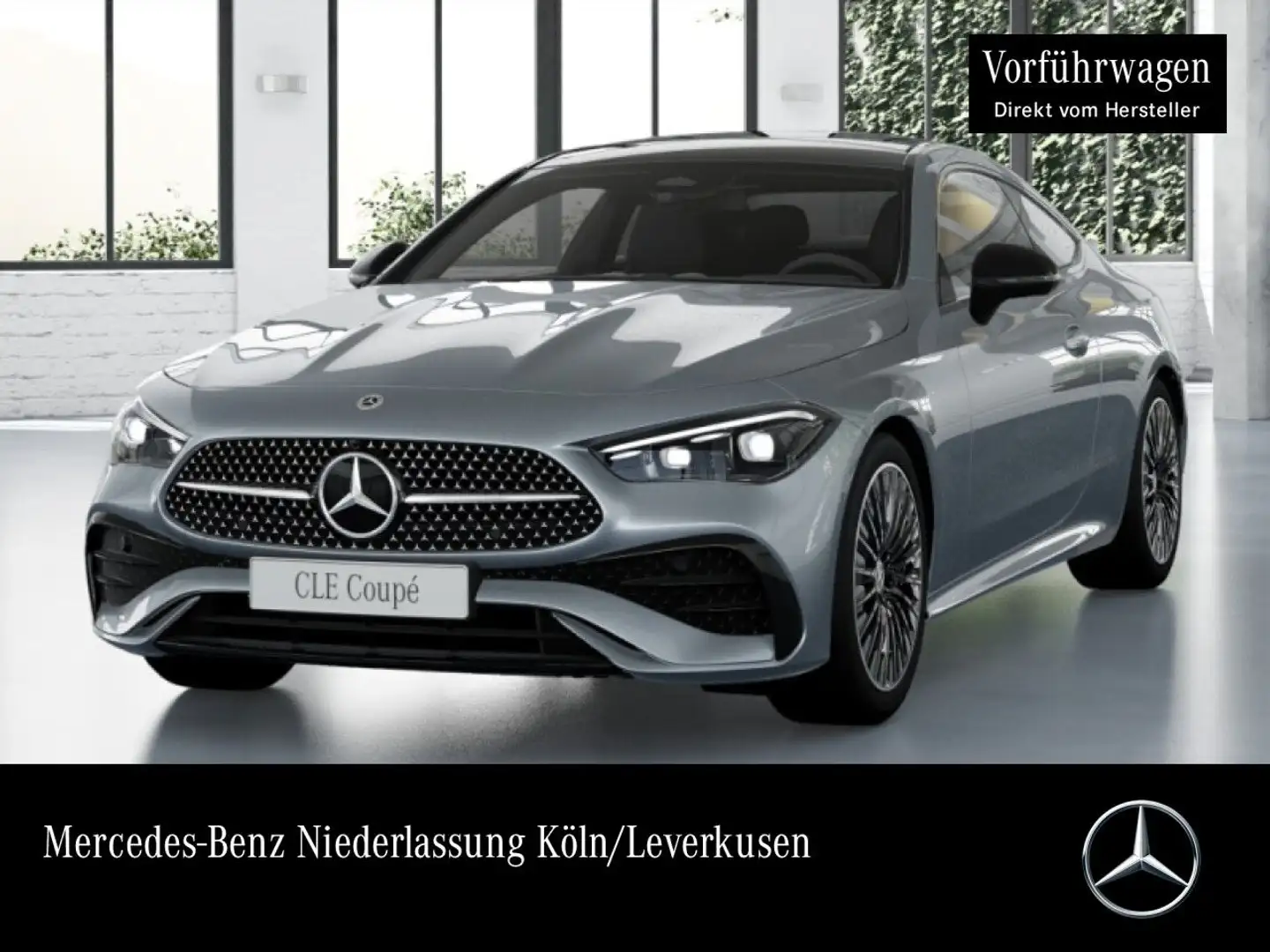 Mercedes-Benz CLE 200 AMG+NIGHT+PANO+360+BURMESTER+SITZKLIMA+9G Серебристый - 1