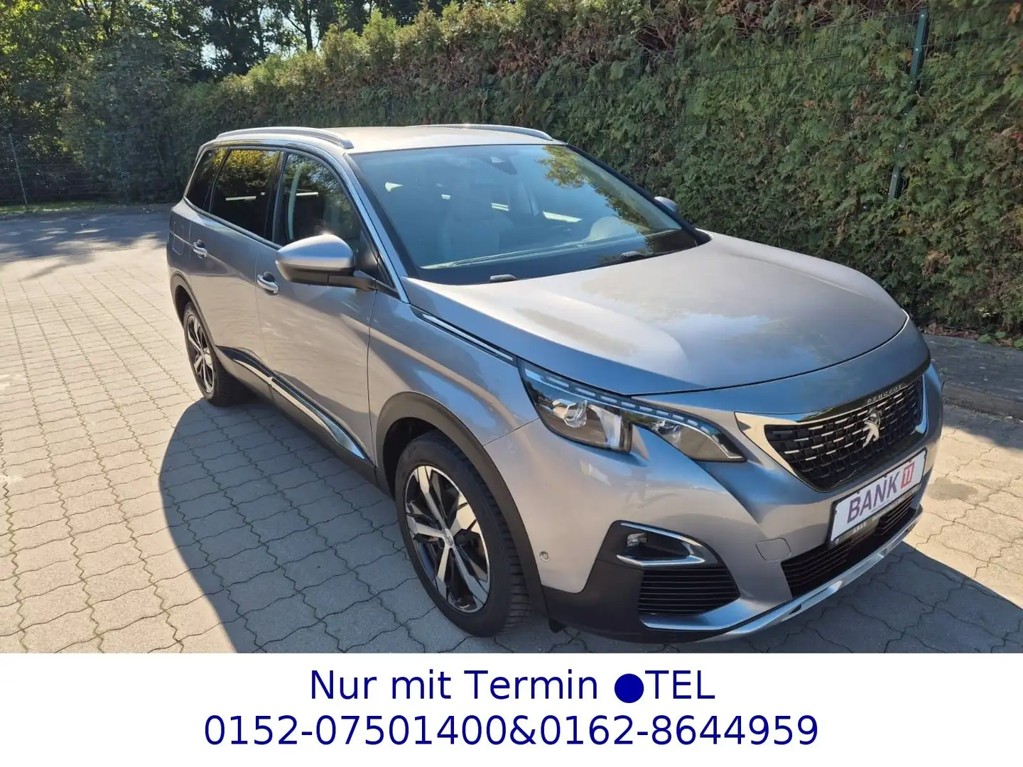 Peugeot 5008 Allure*7 sitz*Zahnr.NEU*NAVI*T-LEDER Grau - 1