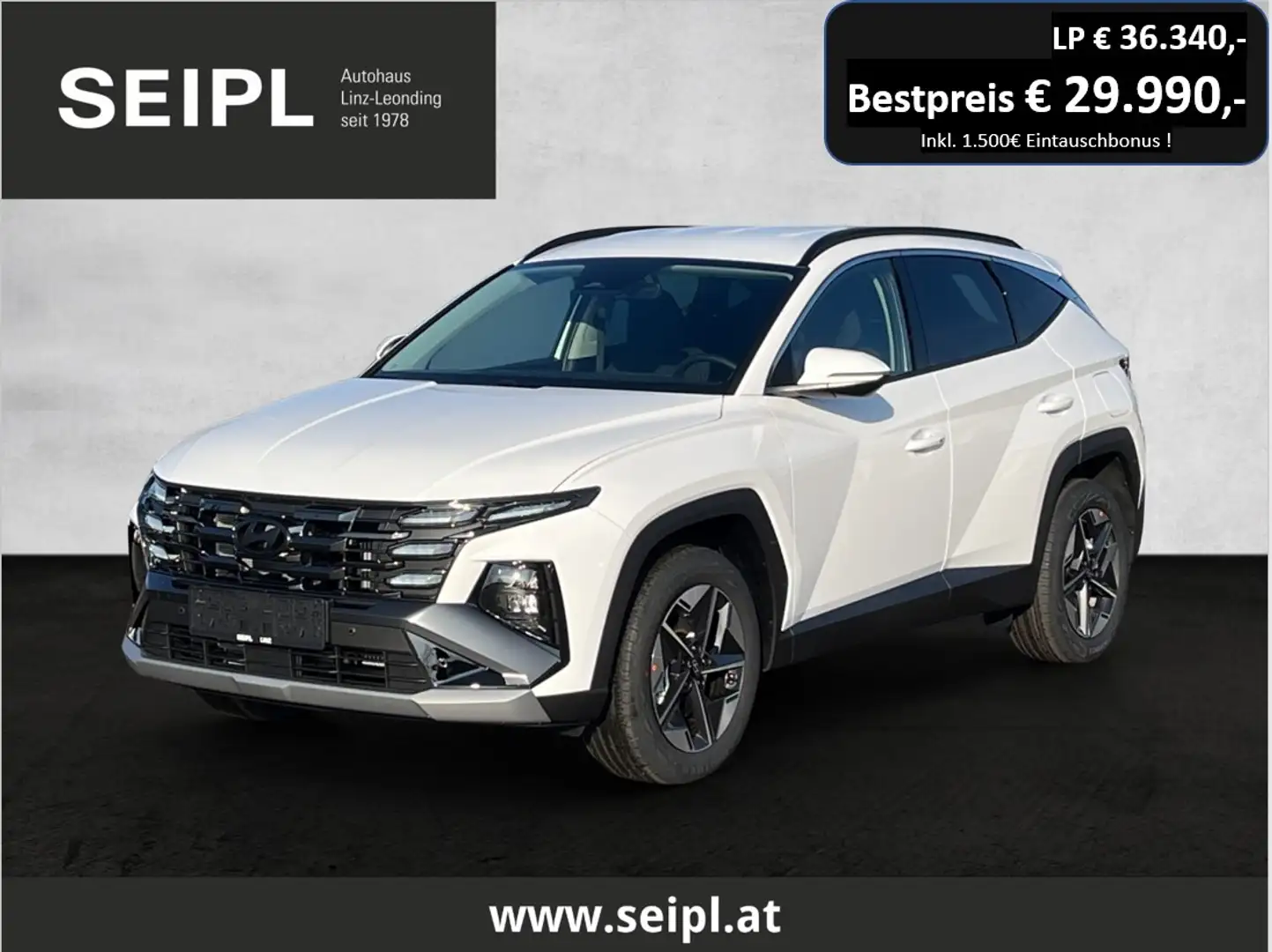 Hyundai TUCSON Tucson 1,6 T-GDI 2WD Go!*Tot-Winkel-Assistent*N... Blanc - 1