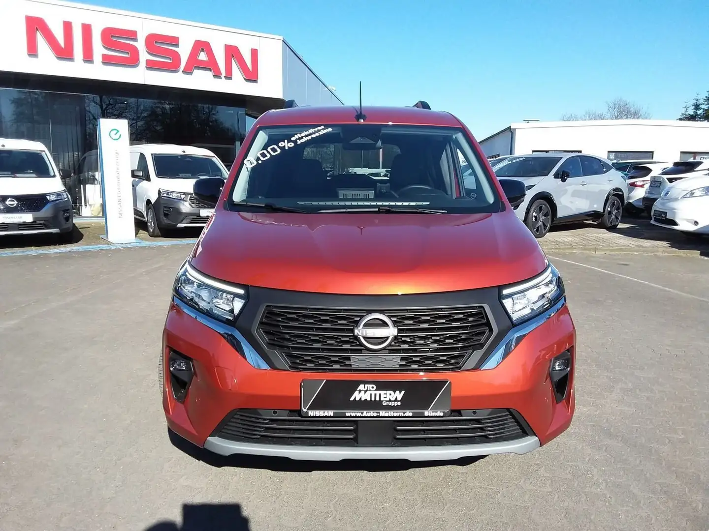 Nissan Townstar DIG-T 130 Aut. Tekna*LED*SHZ*Kamera Oranje - 2