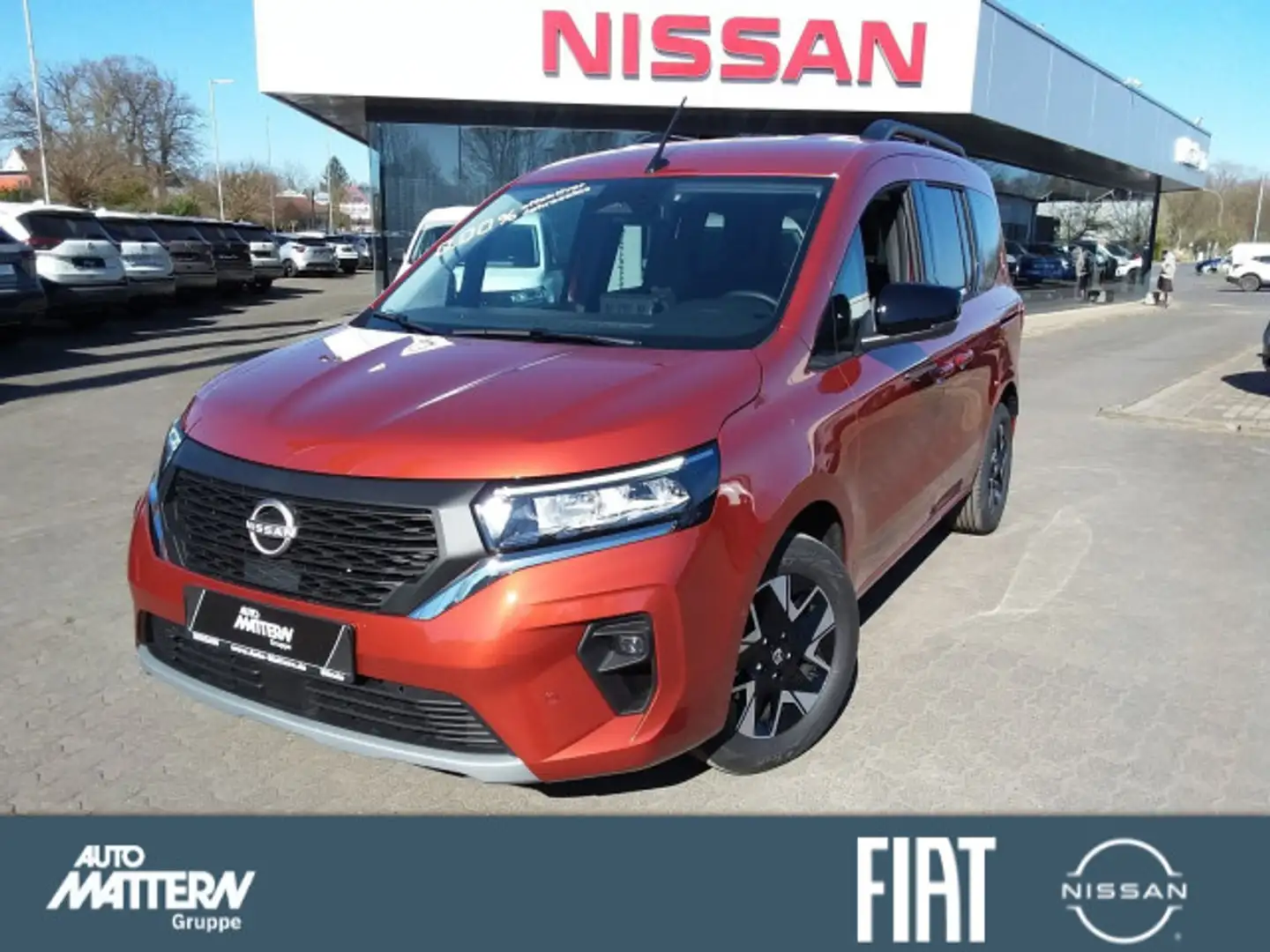 Nissan Townstar DIG-T 130 Aut. Tekna*LED*SHZ*Kamera Oranje - 1