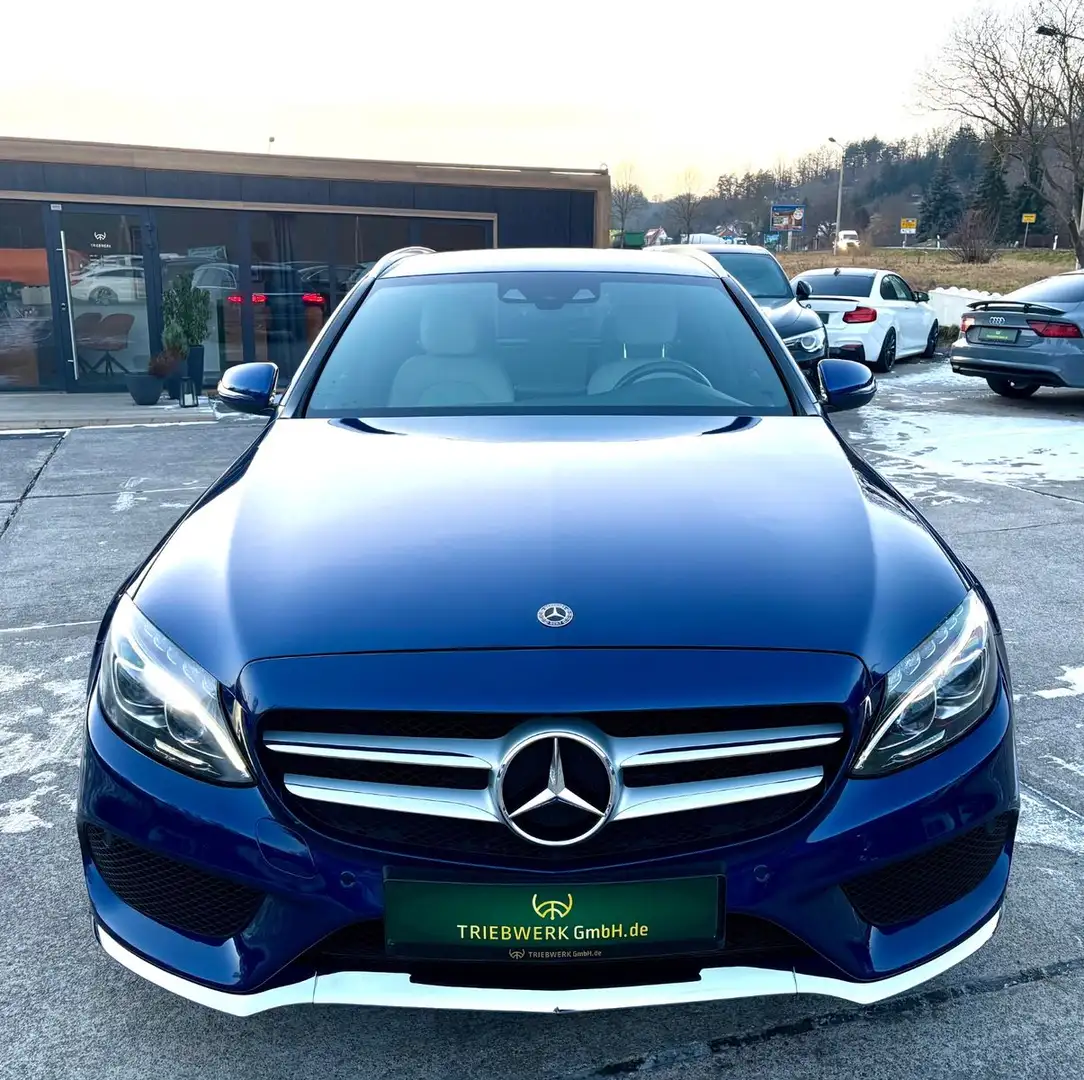 Mercedes-Benz C 400 T 4Matic AMG-LIne Kamera LED Leder AHK Blau - 2
