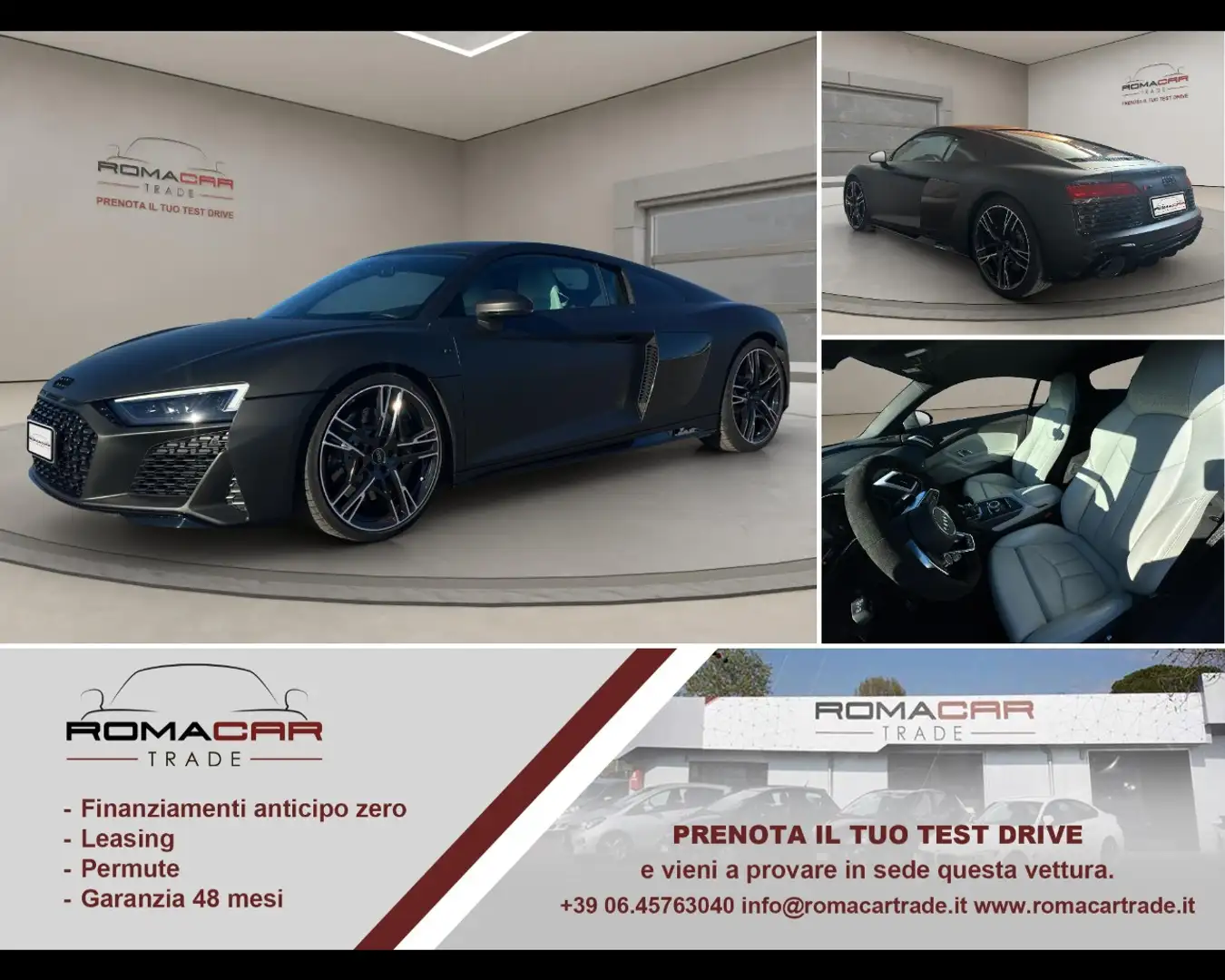 Audi R8 2ª serie - R8 Coupé V10  S tronic performance Bleu - 1