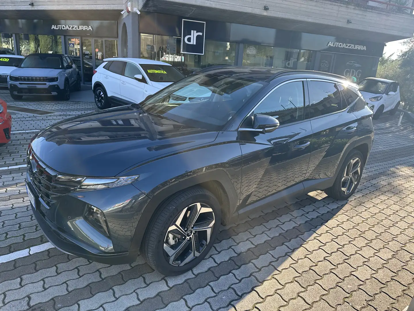 Hyundai TUCSON Tucson III 2021 1.6 hev Xtech Smart 2wd auto Grijs - 1