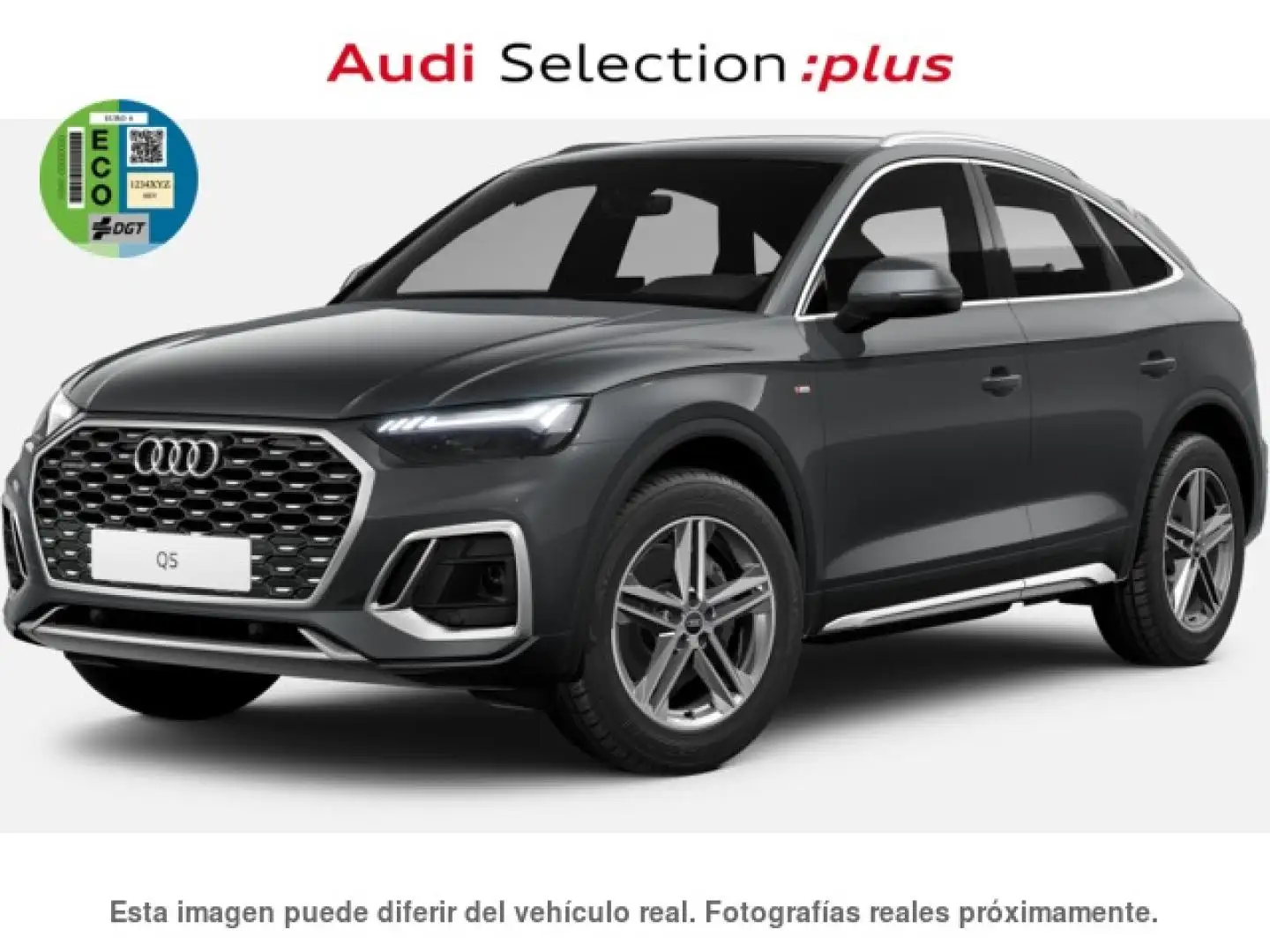 Audi Q5 40 TDI quattro-ultra Black line S tronic 150kW Gris - 1