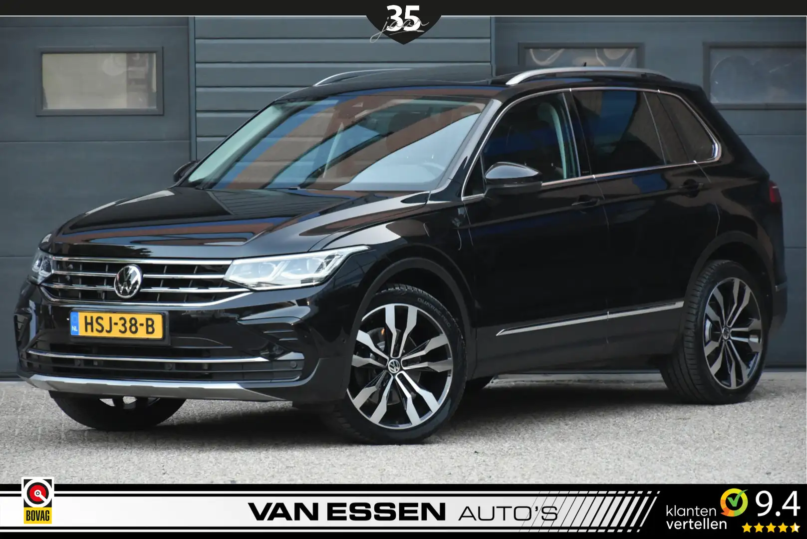Volkswagen Tiguan 1.4 TSI e-Hybrid Business+ Navi Leder Pano 360-Cam Noir - 1