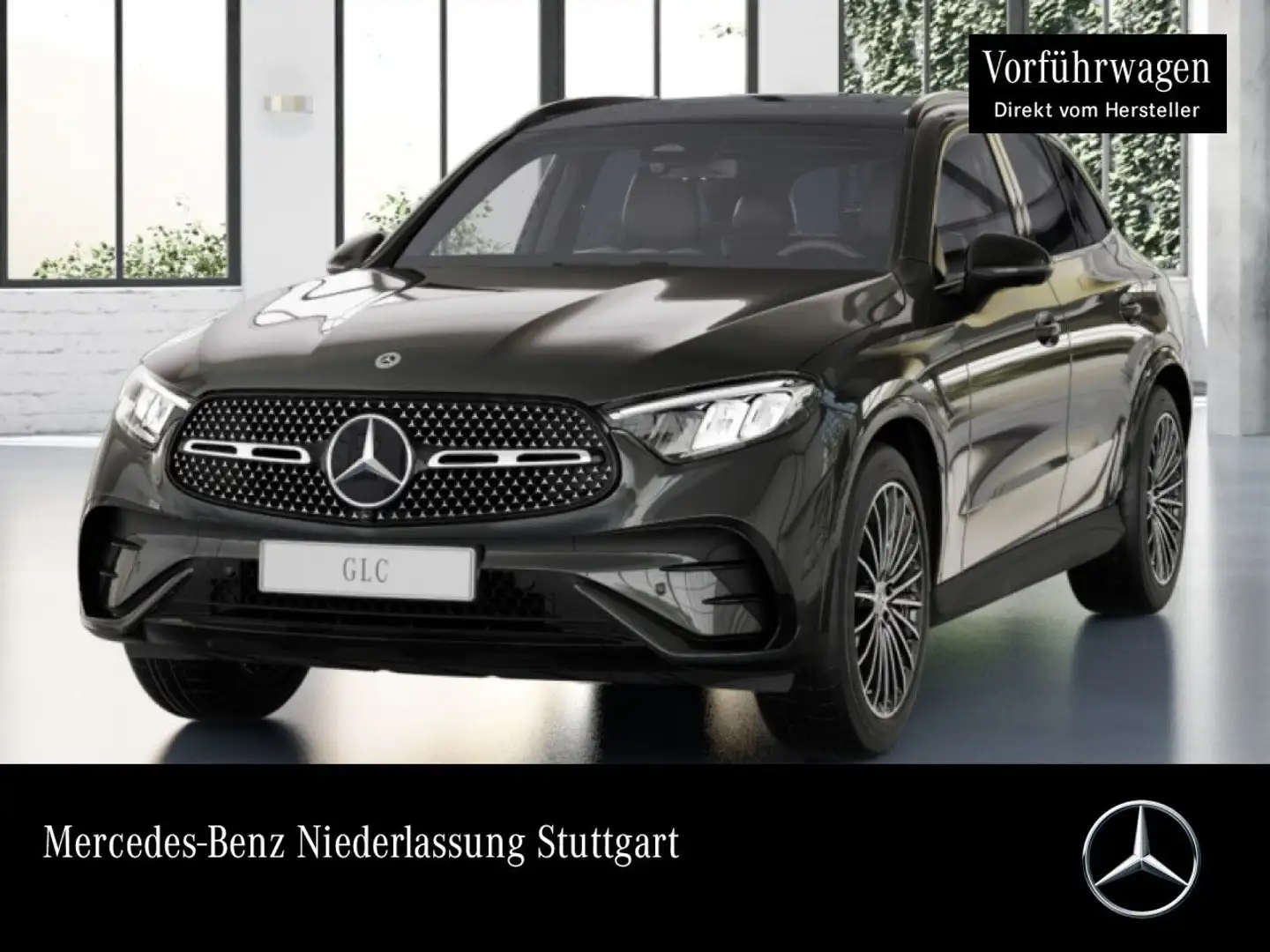 Mercedes-Benz GLC 220 d 4M AMG+NIGHT+PANO+360+AHK+LED+TOTW+9G Grau - 1