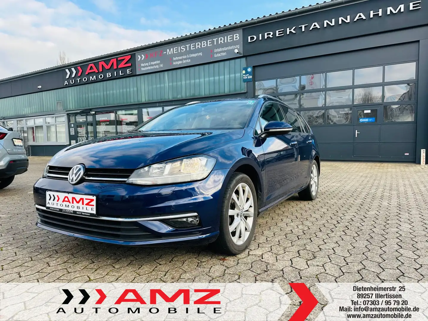 Volkswagen Golf Variant Golf VII Variant Comfortline SHZ PDC PANO AHK Bleu - 1