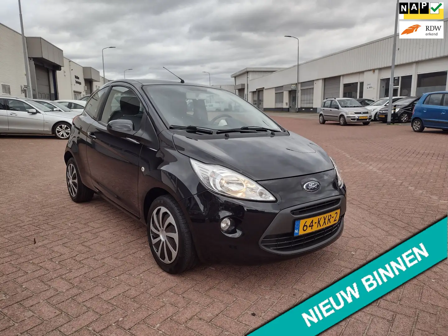Ford Ka/Ka+ 1.2 Titanium MOOIE AUTO BEL 0619590613 AIRCO APK 0 Schwarz - 1