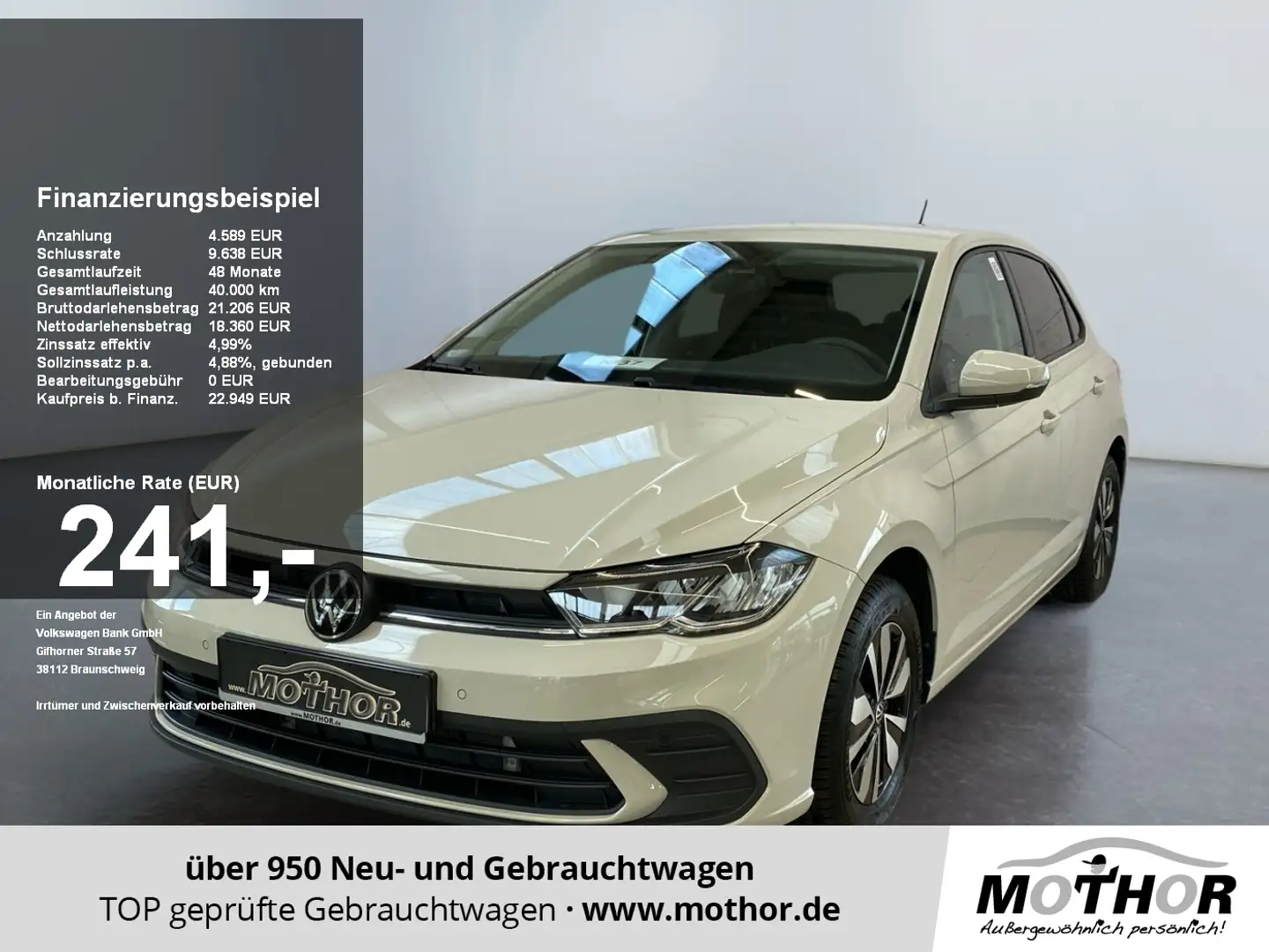 Volkswagen Polo VI Move 1.0 TSI DSG FLA LM KAM LED 2xKlima Grau - 1