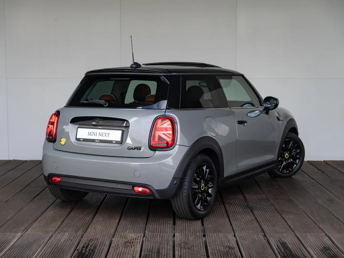 MINI Electric 3-deurs + Glazen Panoramadak + Leder Ches Gris - 2