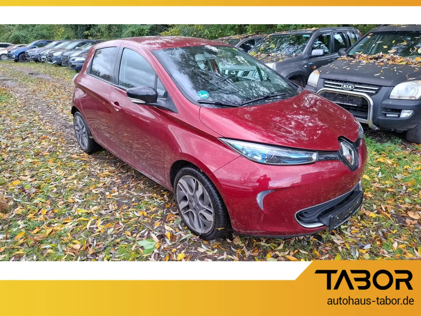 Renault ZOE Q90 Intens Miet-Bat. Nav PDC SHZ Kam Temp Rojo - 2