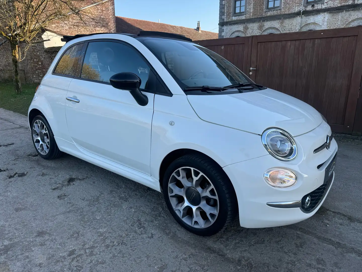 Fiat 500C 1.0i MHEV SPORT *GPS*CARPLAY* Wit - 1
