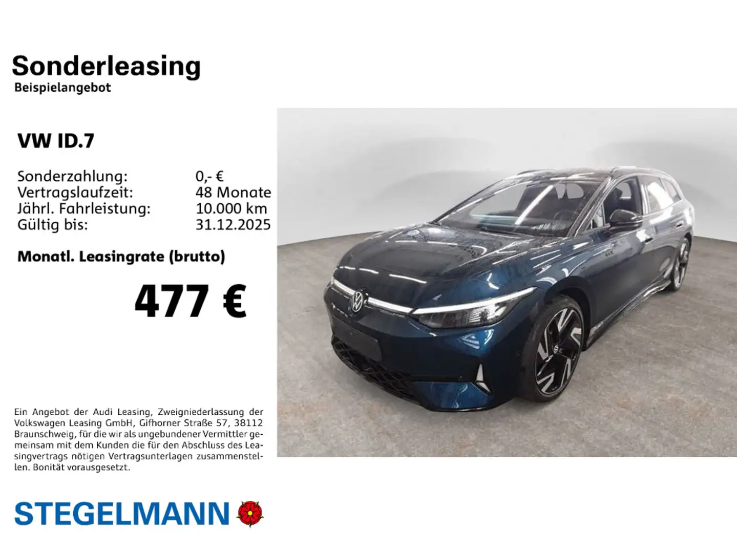 Volkswagen ID.7 Tourer GTX 4M 250kW/86kWh *AHK*Matrix-LED*N Blau - 2