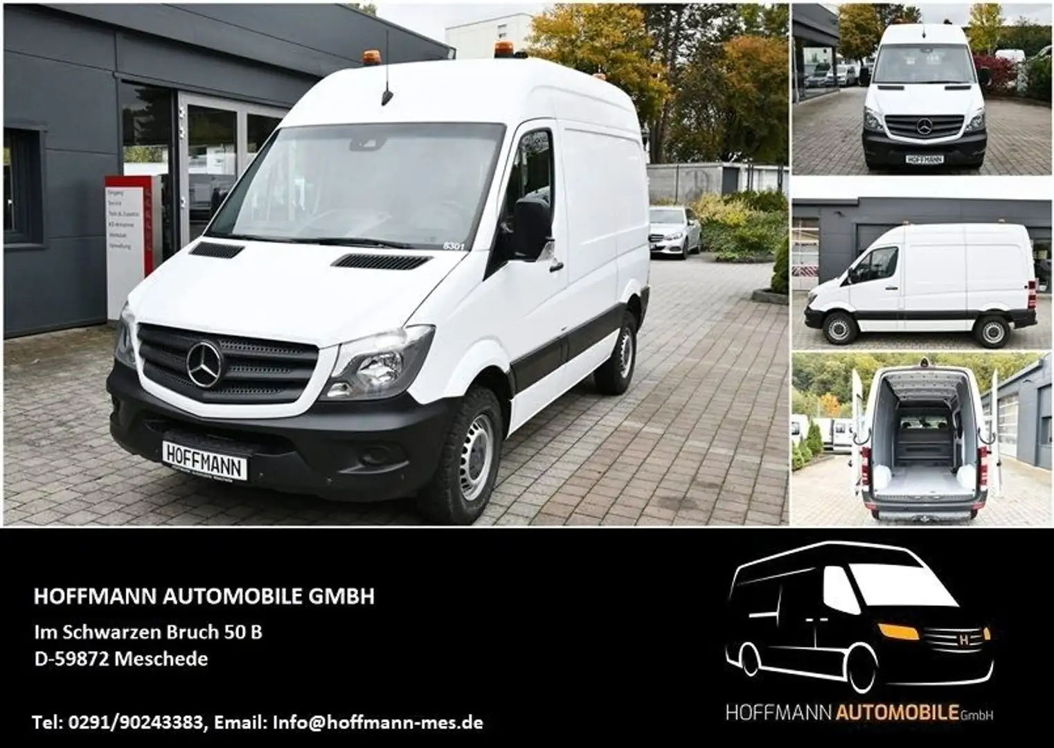 Mercedes-Benz Sprinter 313 CDI Kasten L1 H2 Automatik + Kamera Weiß - 1